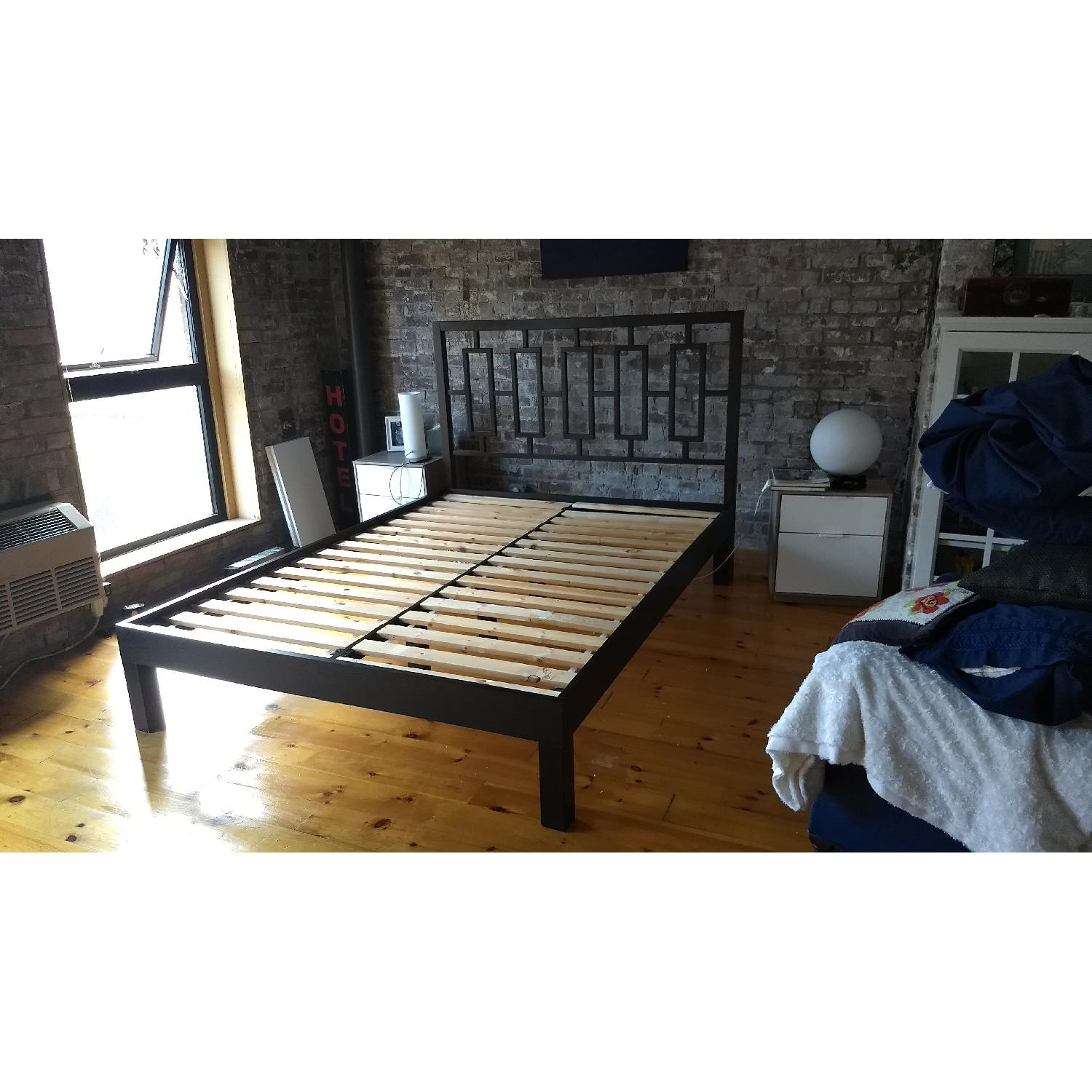 West Elm Window Queen Bed Frame AptDeco