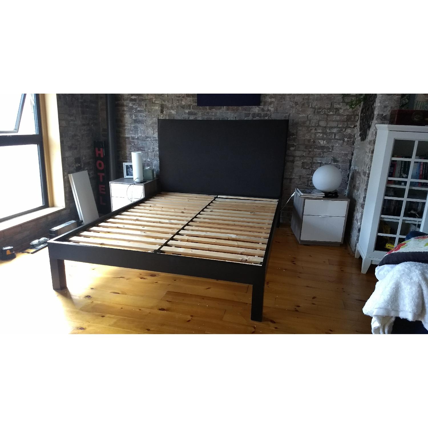 West Elm Window Queen Bed Frame - image-3