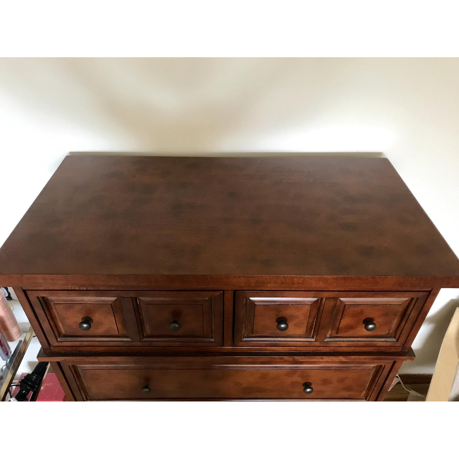 cassie ventura brown dress Namesake Liberty Crib and 6 Drawer Apothecary Dresser Set