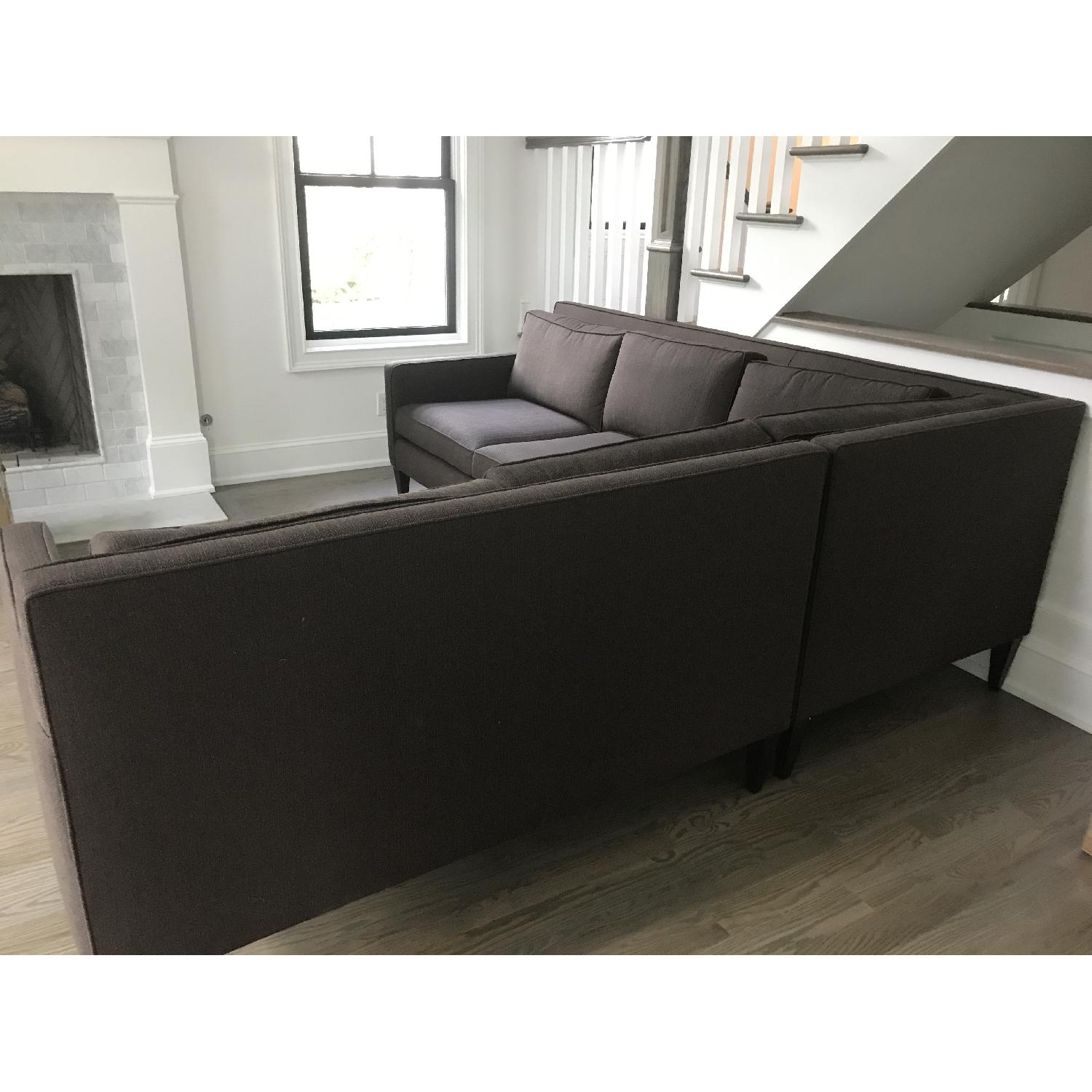 Crate & Barrel Rochelle Sectional Sofa AptDeco