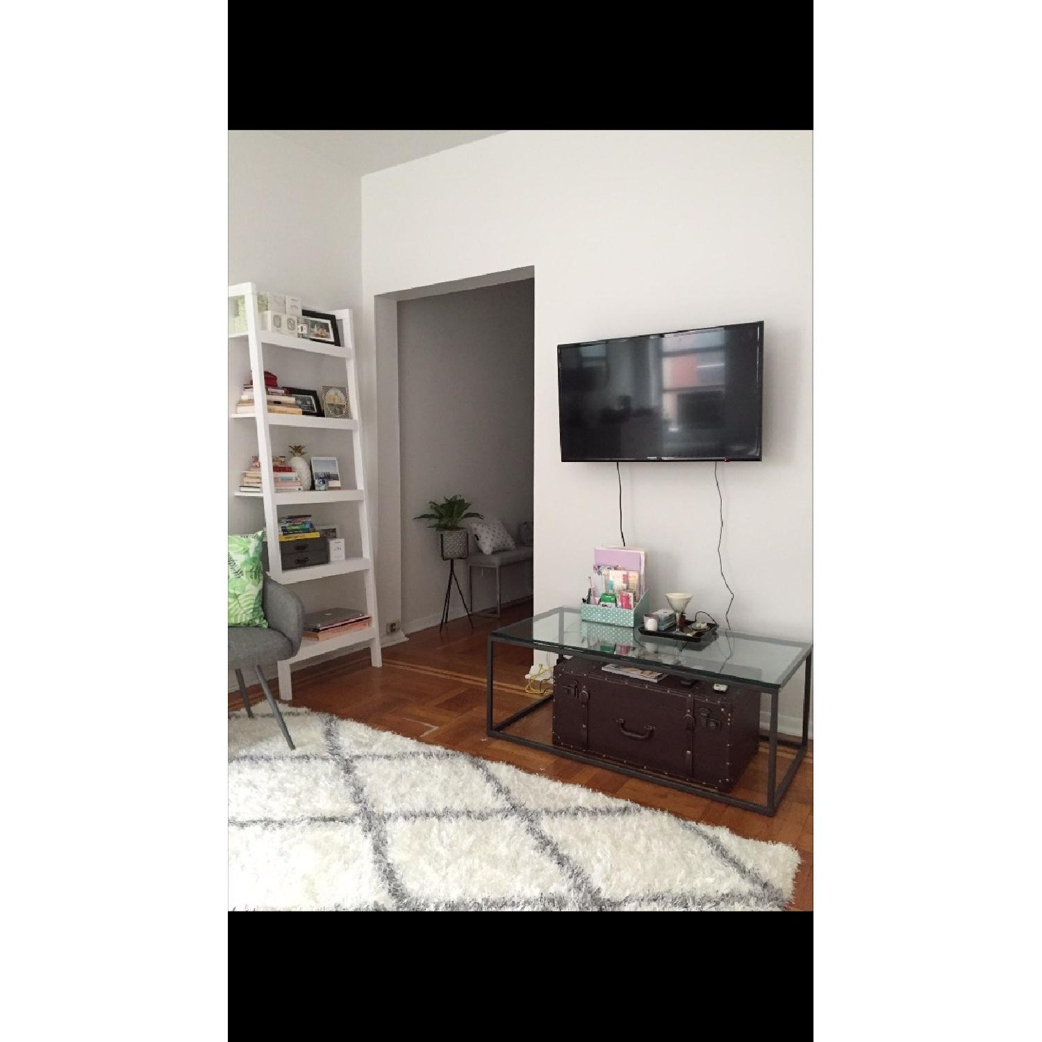 West Elm Glass Coffee Table - image-3