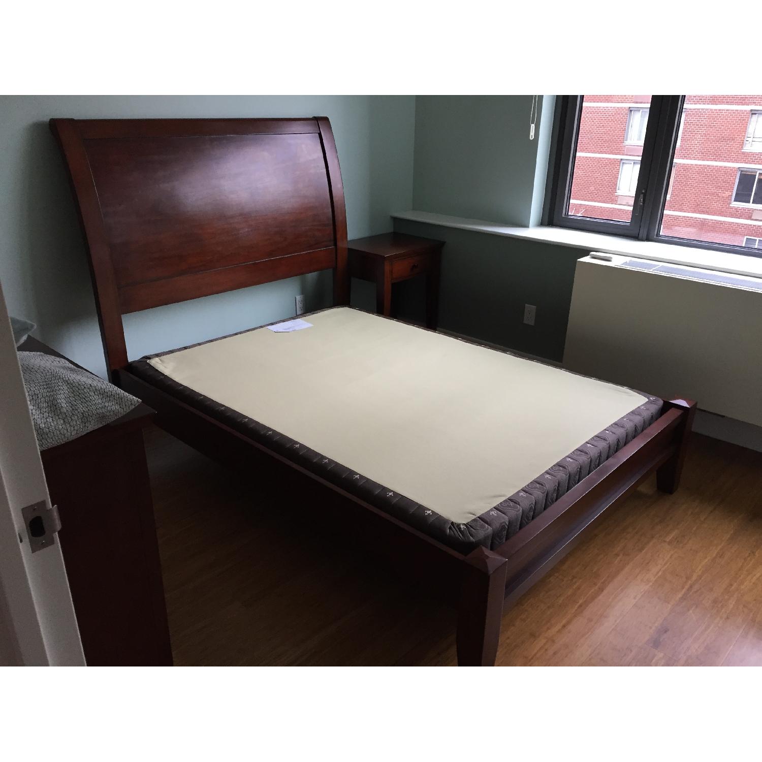 Pottery Barn Valencia II Sleigh Full Size Bed Frame - image-2