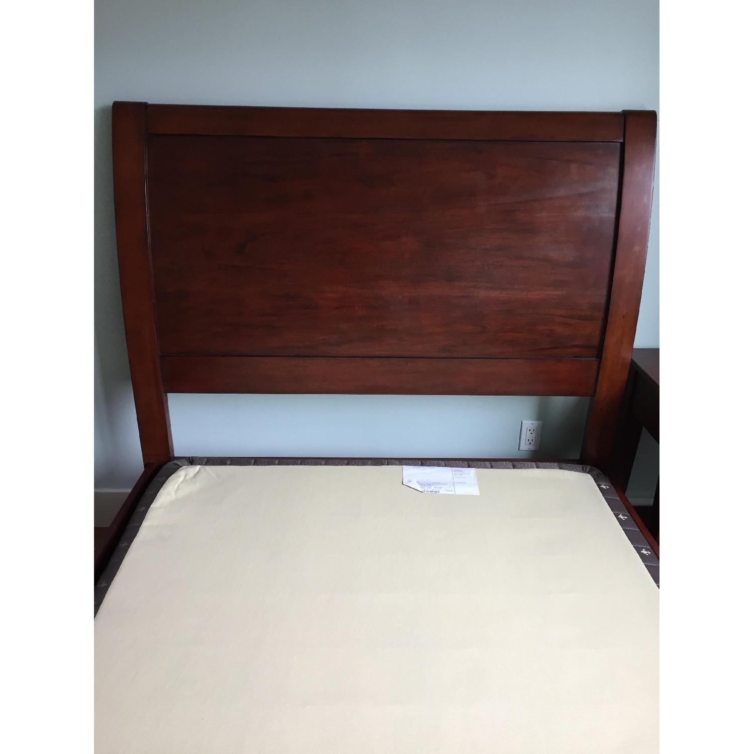 Pottery Barn Valencia II Sleigh Full Size Bed Frame - image-3