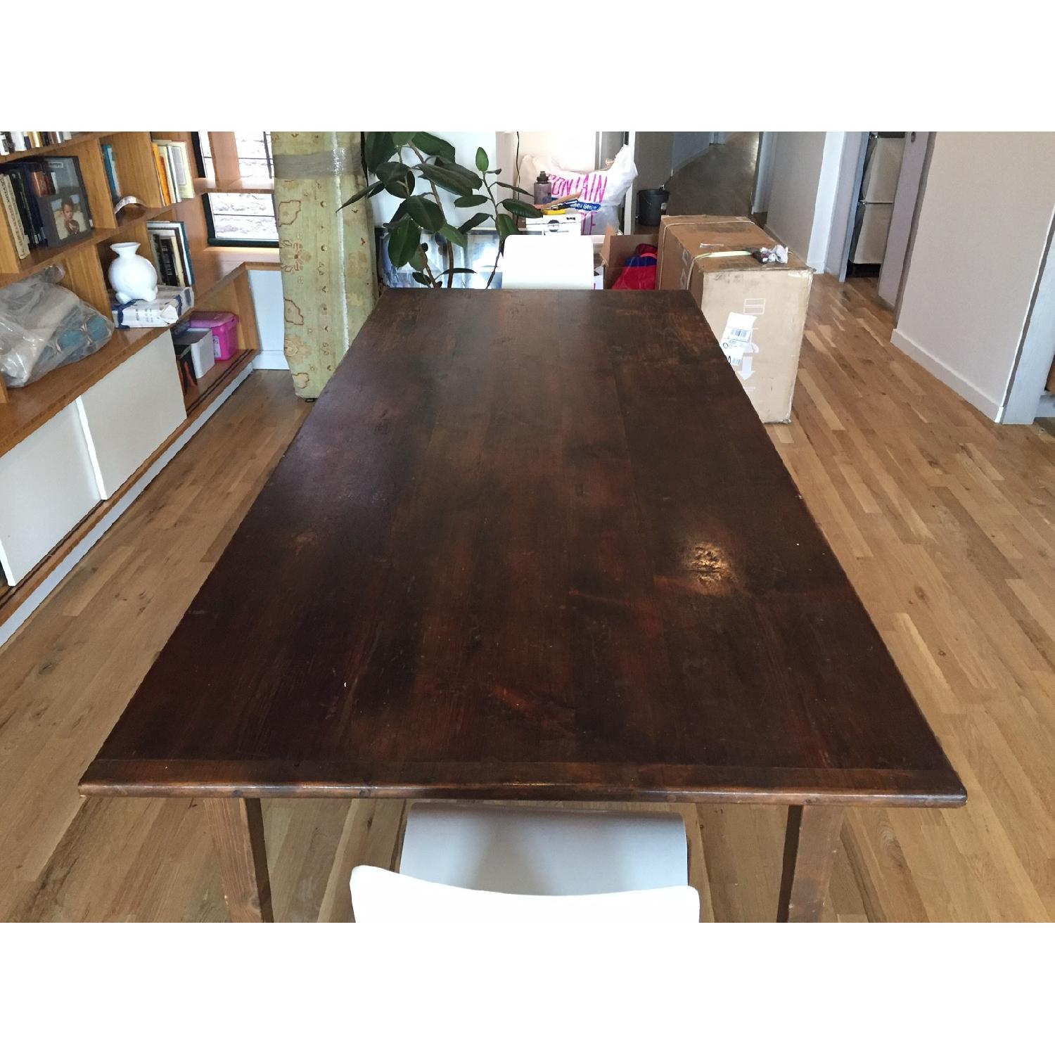 Reclaimed Wood Farmhouse Dining Table - image-2