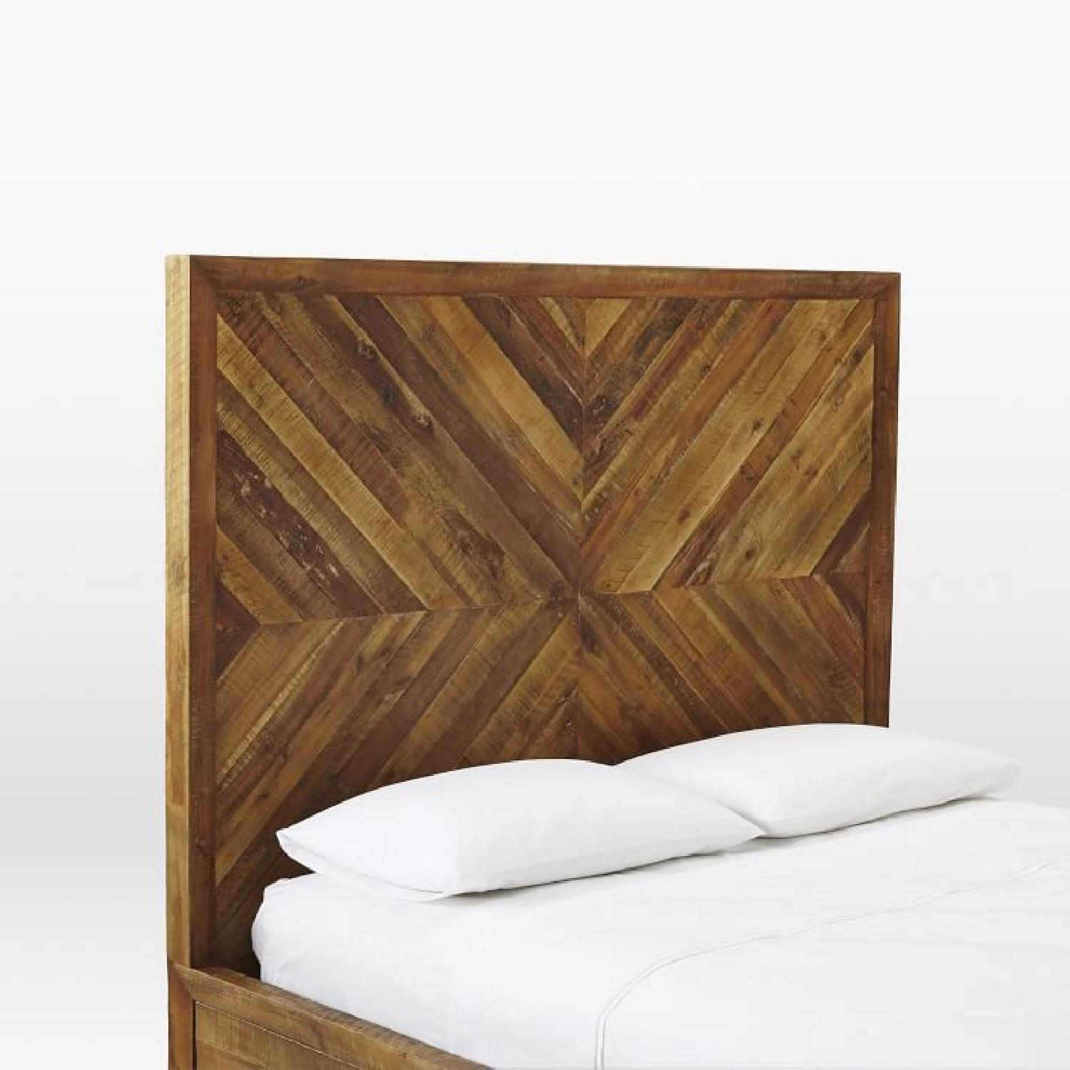 West Elm Reclaimed Wood Queen Bed Frame - image-4
