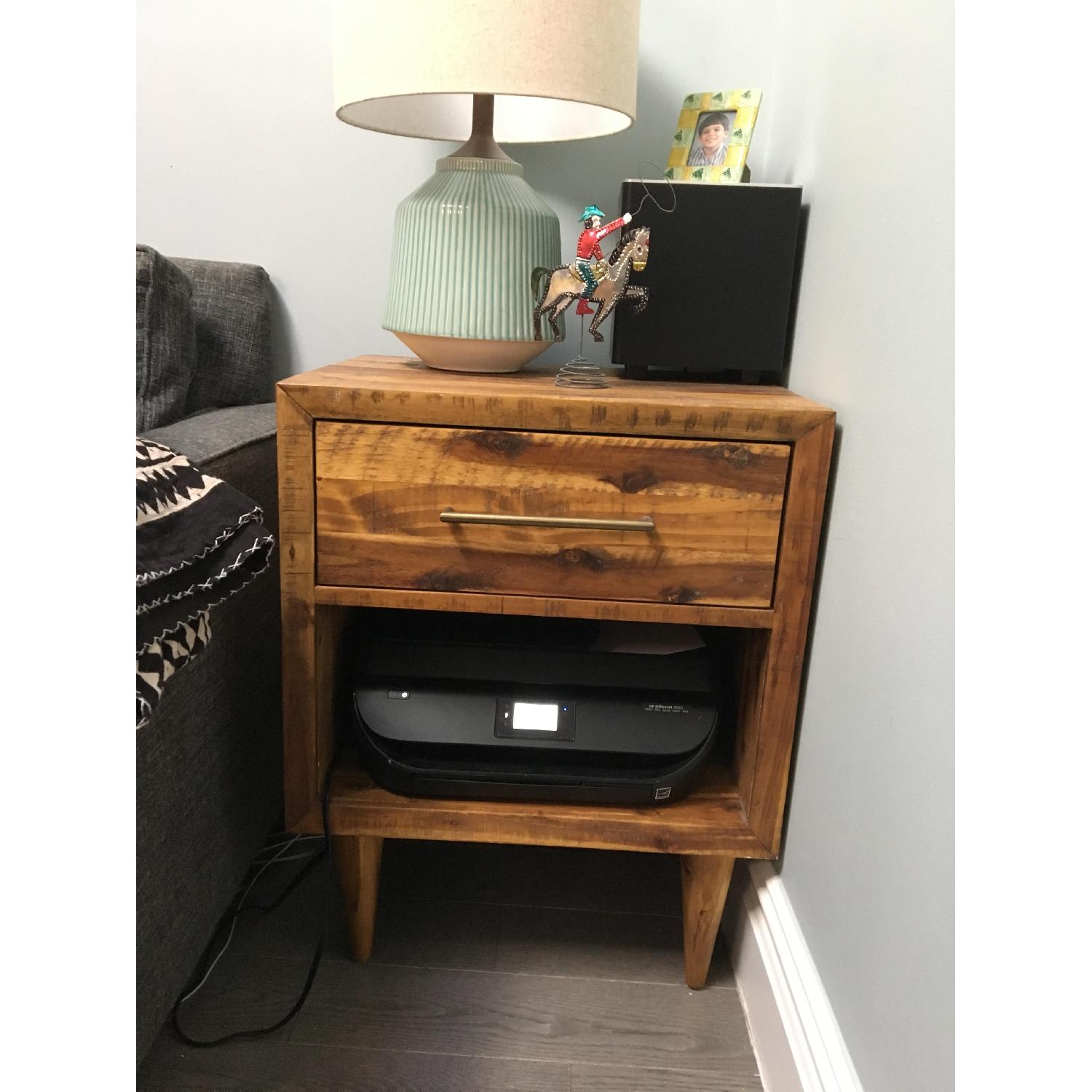 West Elm Alexa Reclaimed Wood Nightstand - image-2