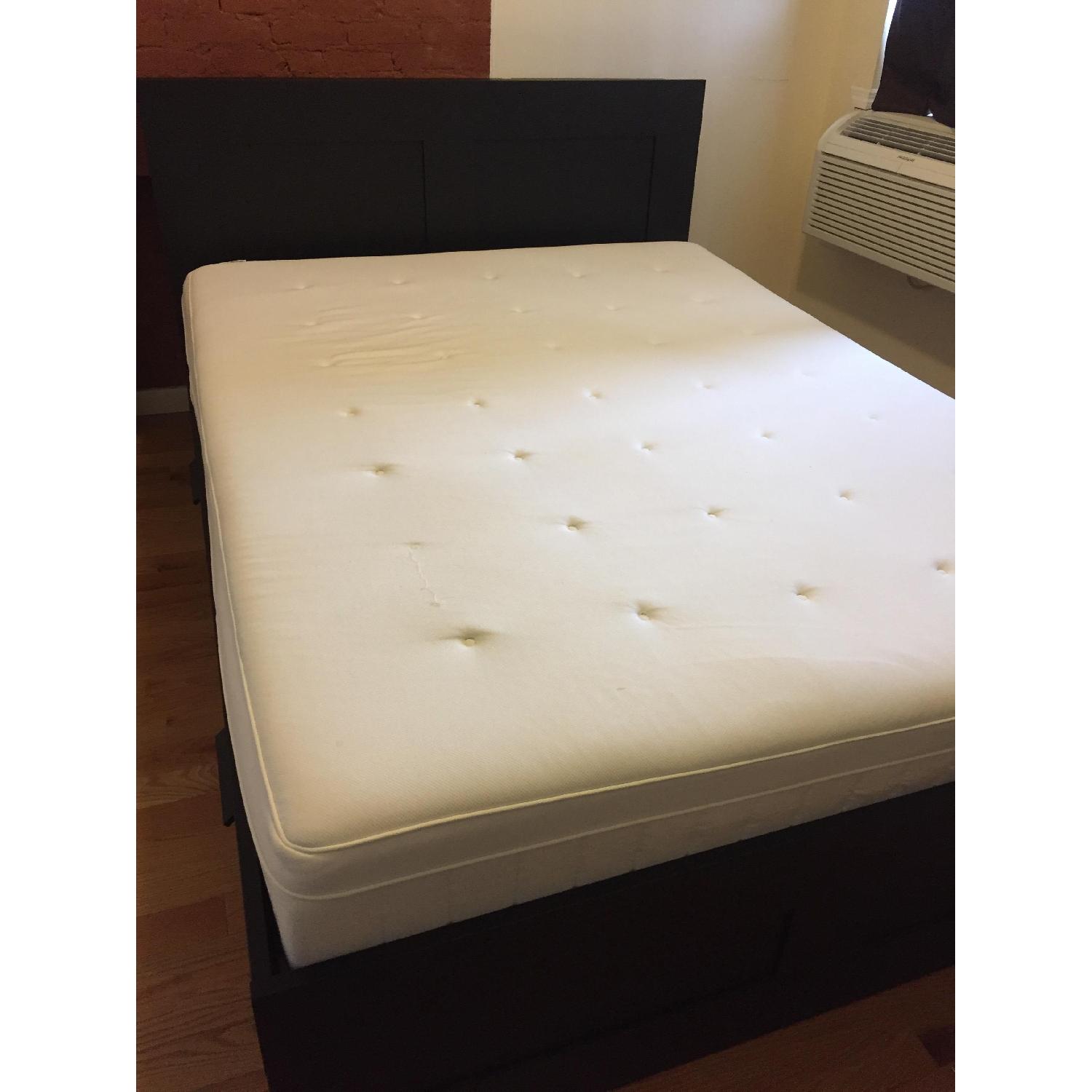 Ikea Brimnes Queen Bed Frame w/ Headboard - image-1
