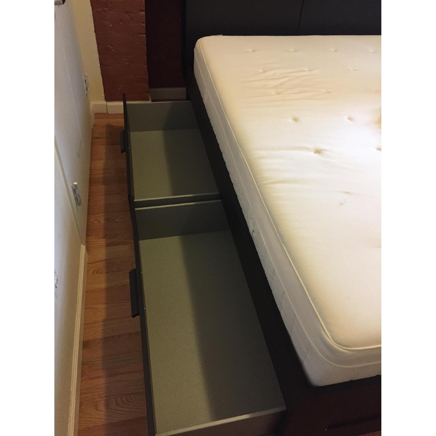 Ikea Brimnes Queen Bed Frame w/ Headboard - image-4