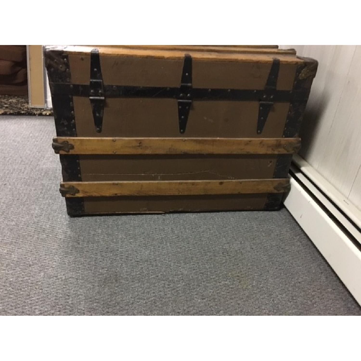 Circa 1920's Italian Steamer Trunk - image-3