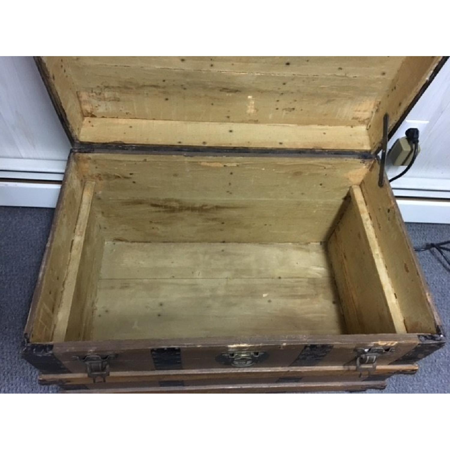 Circa 1920's Italian Steamer Trunk - image-5