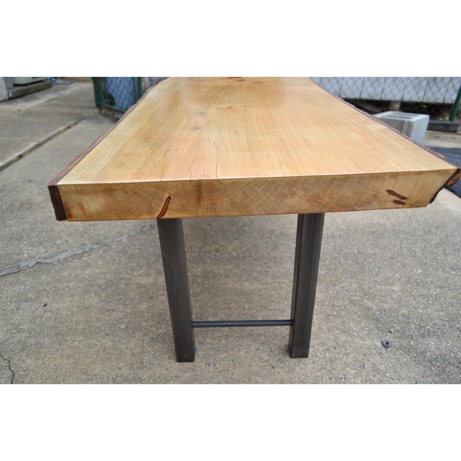 Rustic Live Edge Coffee Table - image-4