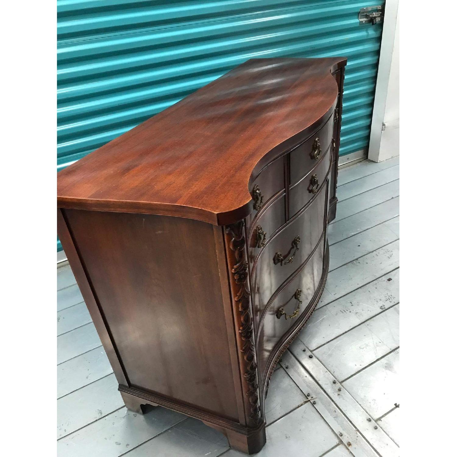 Antique 1930s Century Furniture 6 Piece Mahogany Bedroom Set - image-6