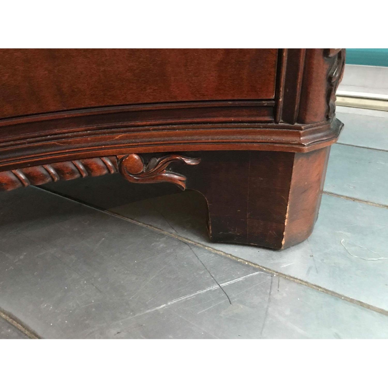 Antique 1930s Century Furniture 6 Piece Mahogany Bedroom Set - image-12