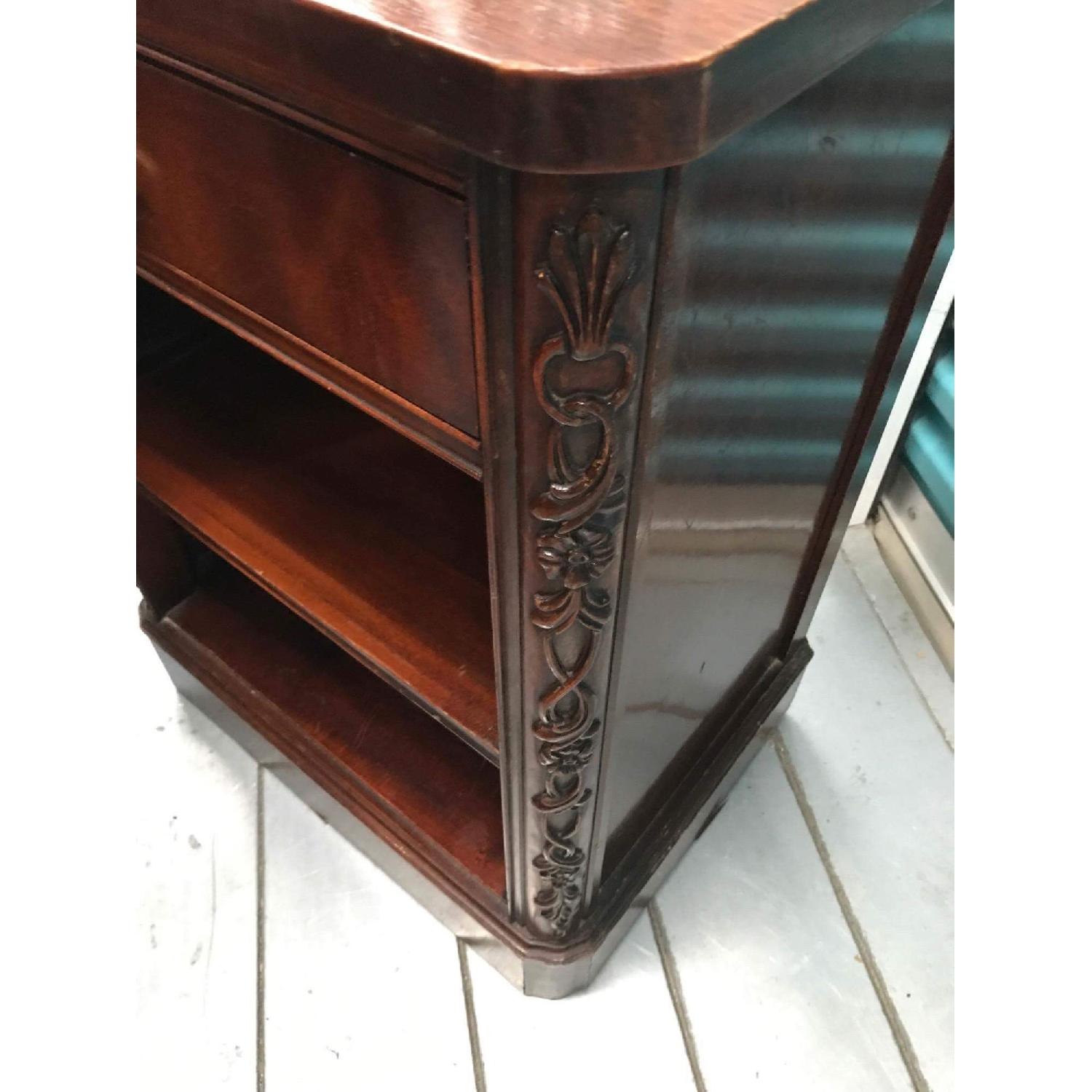 Antique 1930s Century Furniture 6 Piece Mahogany Bedroom Set - image-28