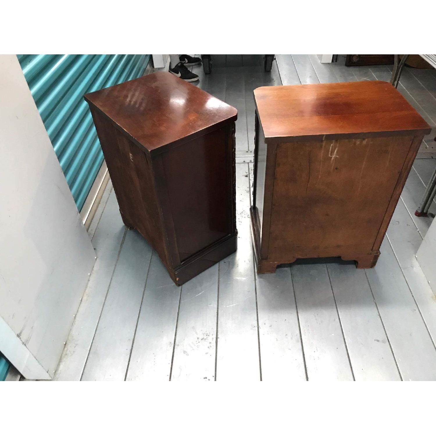 Antique 1930s Century Furniture 6 Piece Mahogany Bedroom Set - image-32