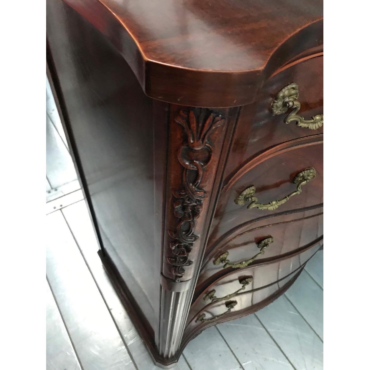 Antique 1930s Century Furniture 6 Piece Mahogany Bedroom Set - image-42