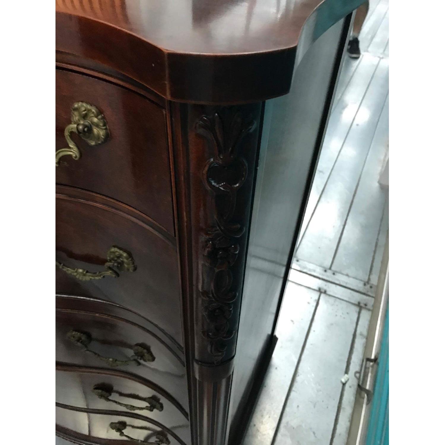 Antique 1930s Century Furniture 6 Piece Mahogany Bedroom Set - image-43