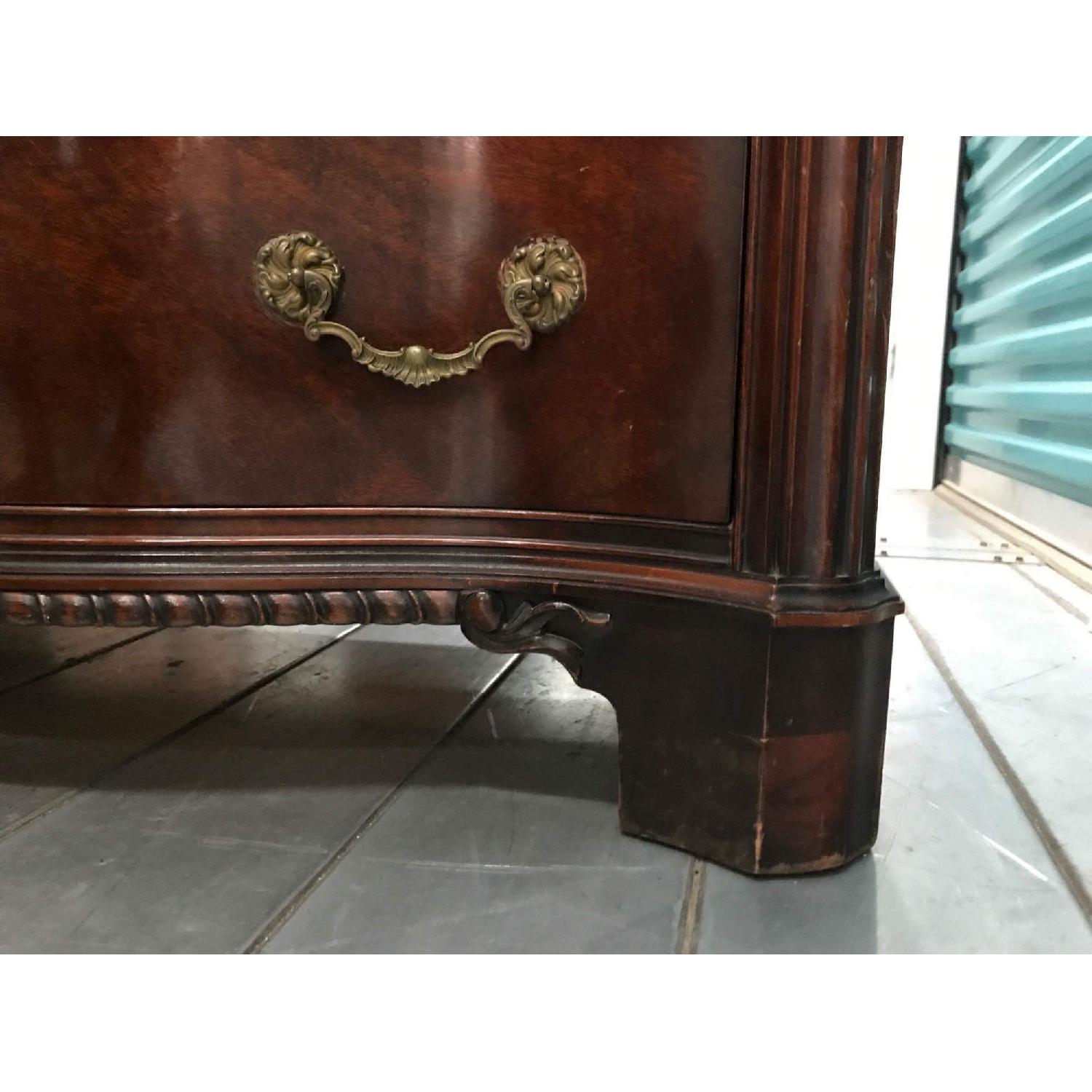 Antique 1930s Century Furniture 6 Piece Mahogany Bedroom Set - image-45