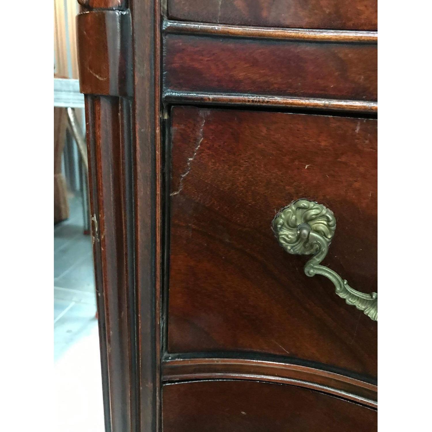 Antique 1930s Century Furniture 6 Piece Mahogany Bedroom Set - image-50