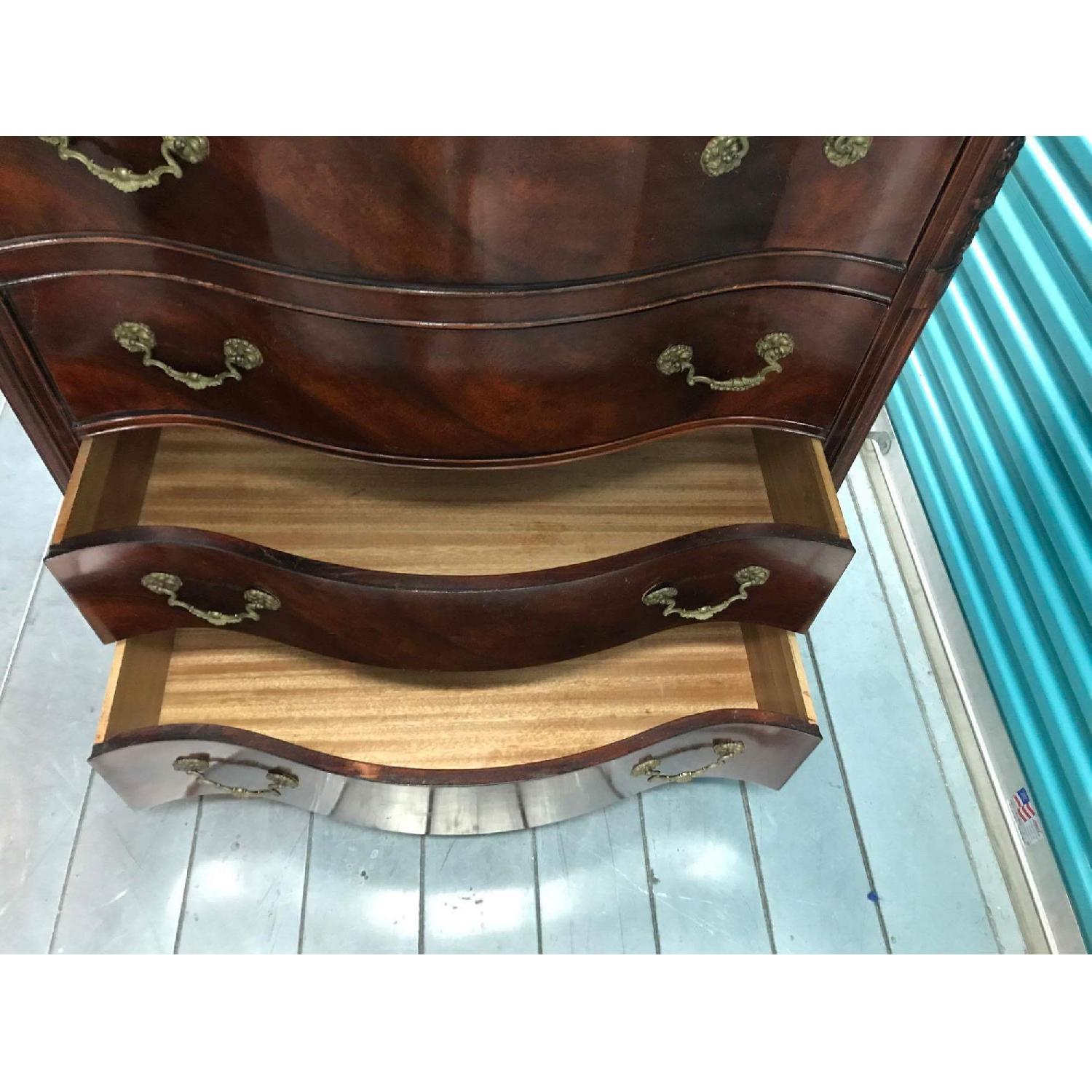 Antique 1930s Century Furniture 6 Piece Mahogany Bedroom Set - image-51