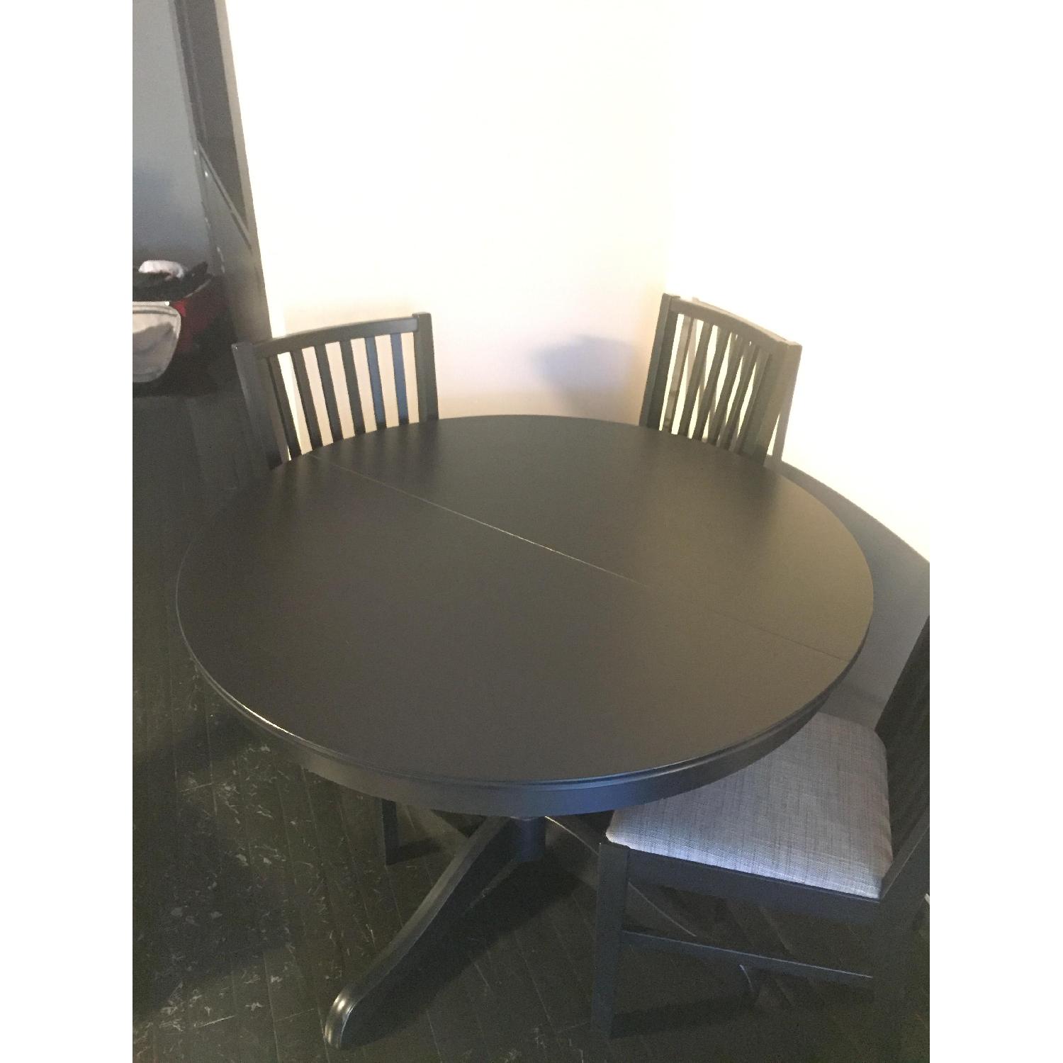 Ikea Ingatorp Extendable Round Table - image-1