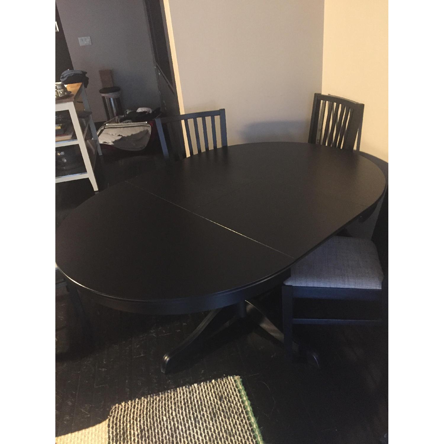 Ikea Ingatorp Extendable Round Table - image-2