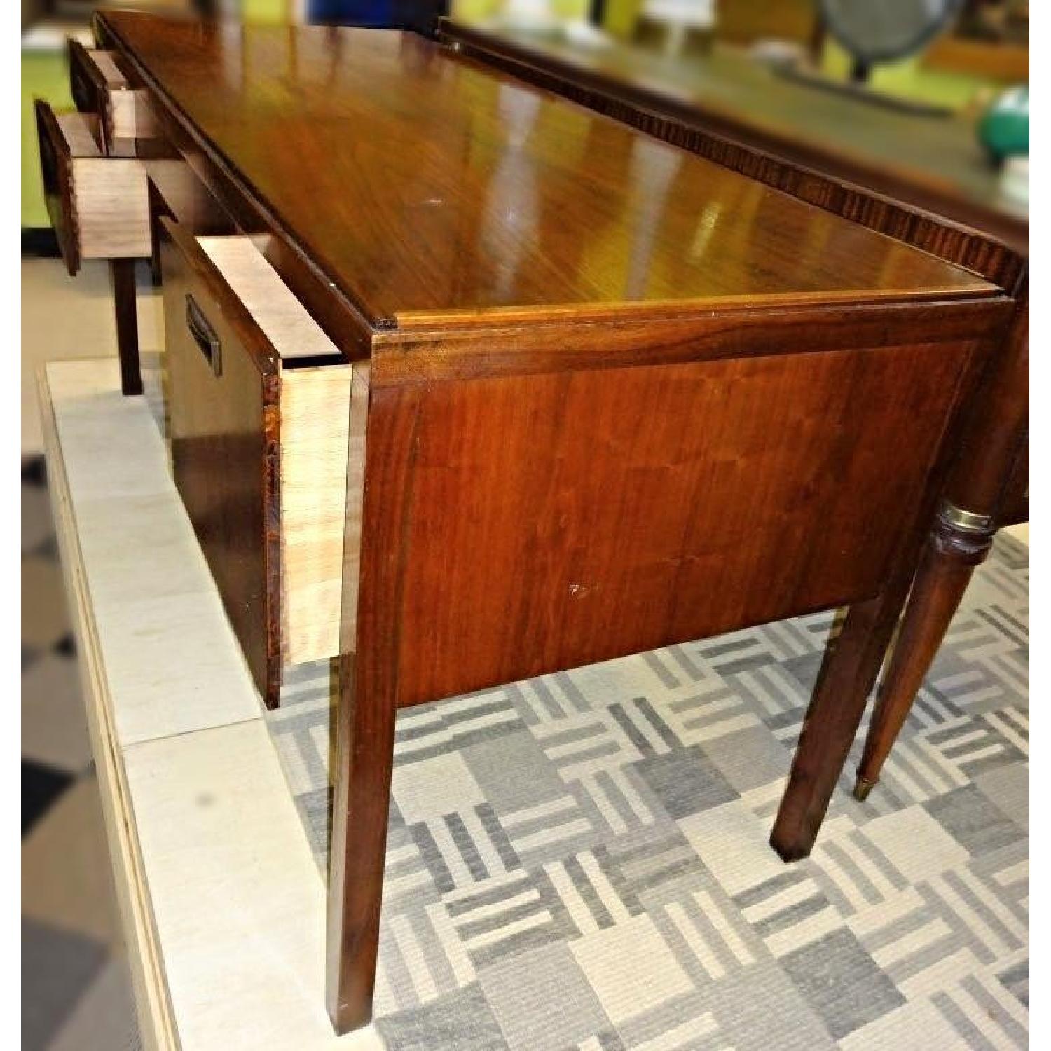 Vintage Mahogany Mid Century Modern Desk - image-2