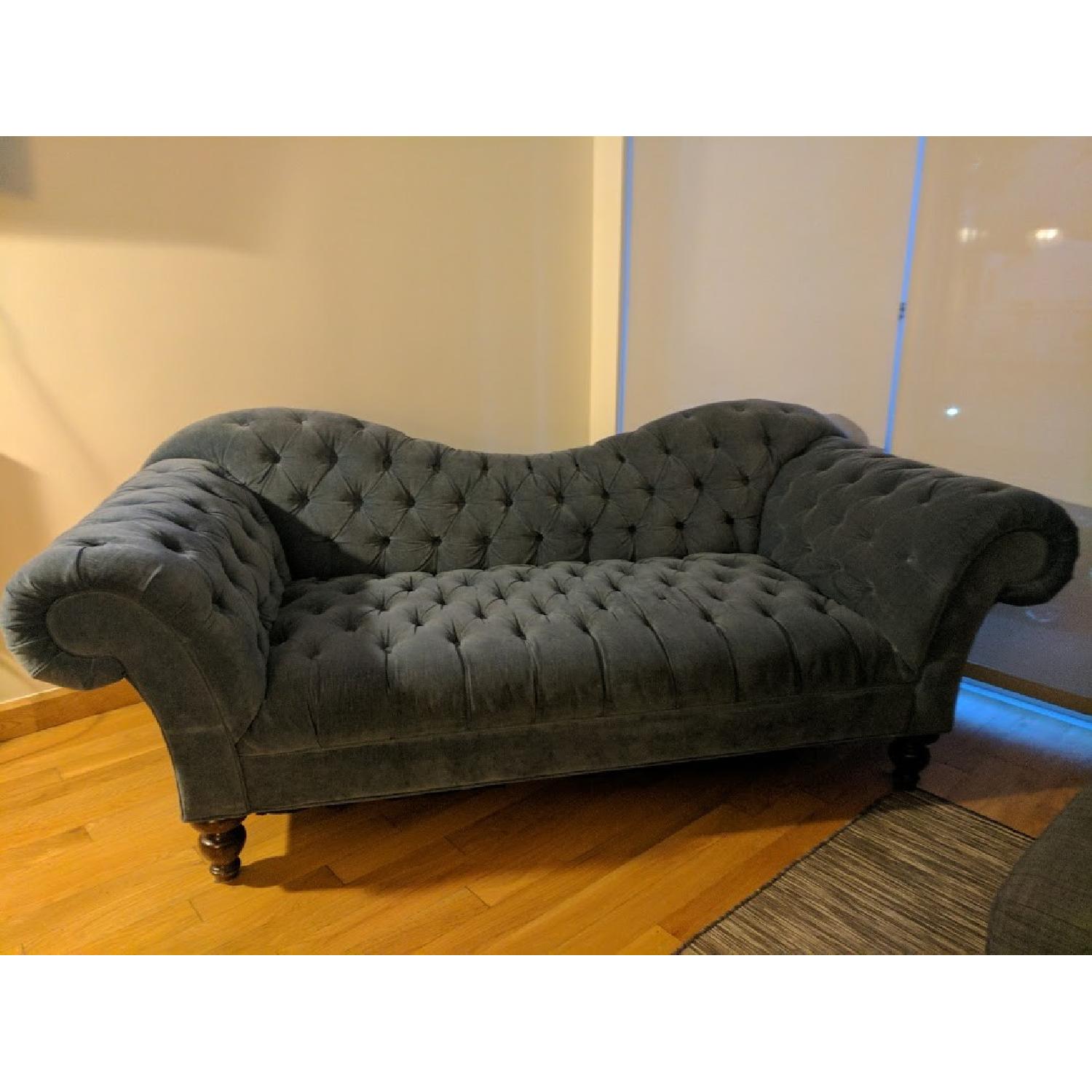 English Camelback Sofa - image-1