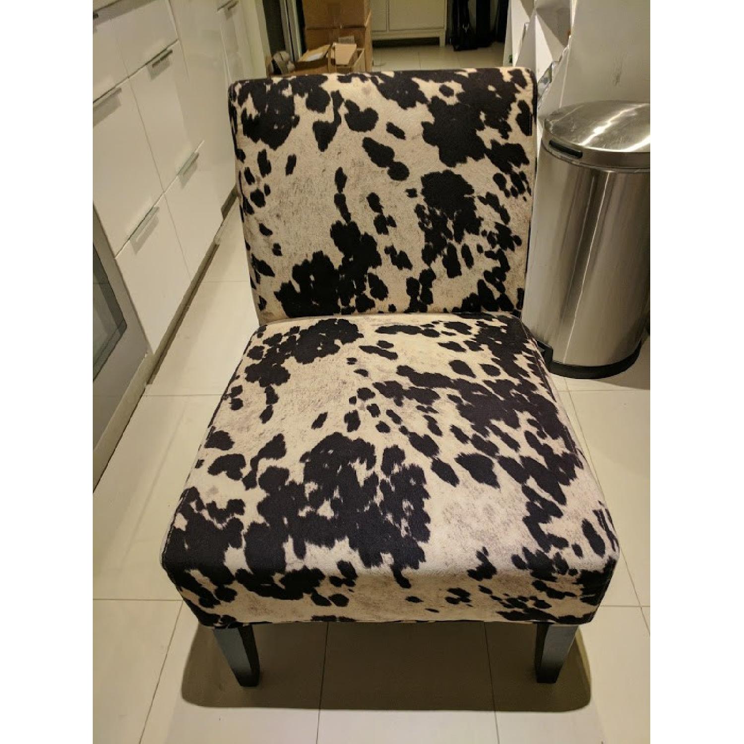 Cowhide Accent Chair - image-1