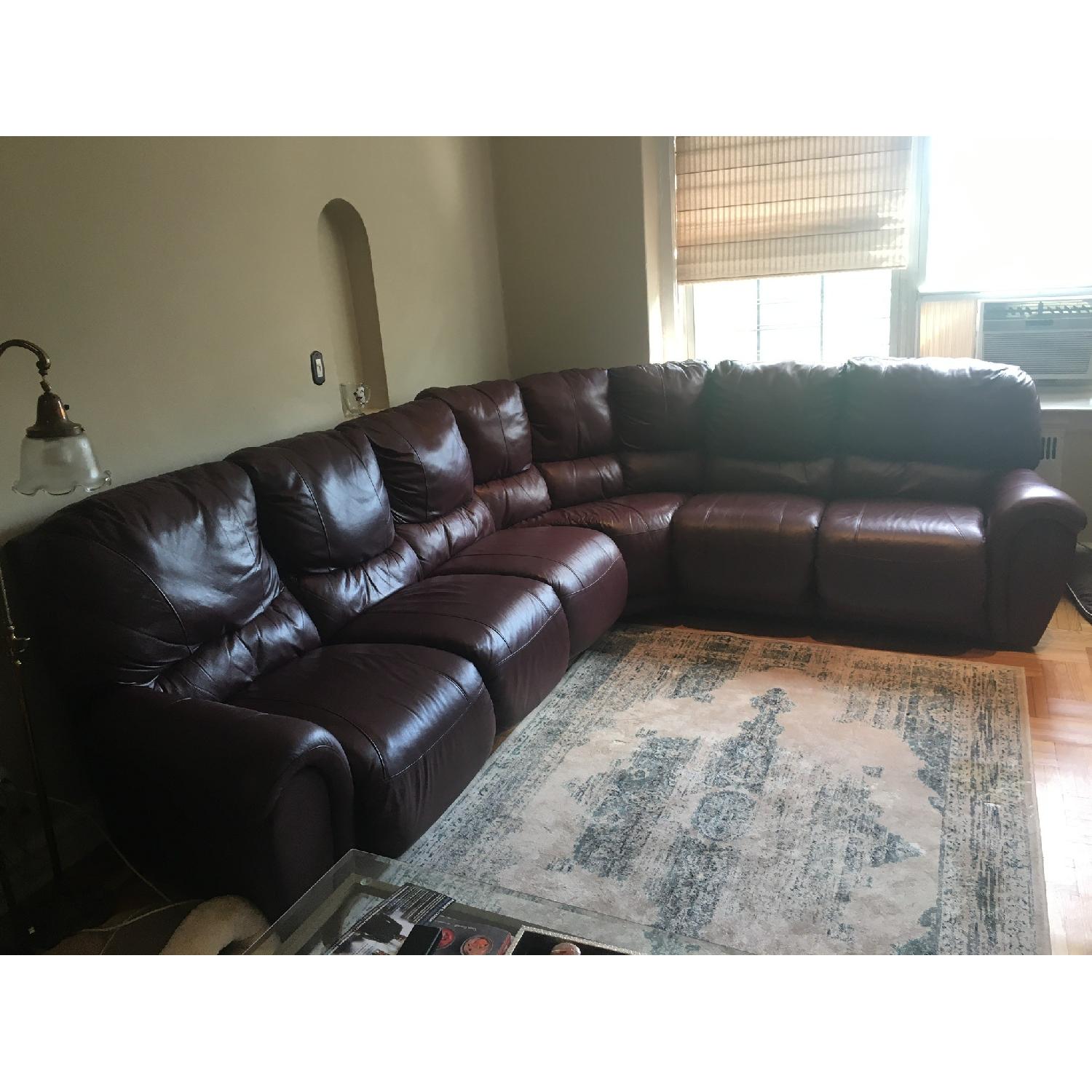Leather Sectional Sofa - image-1