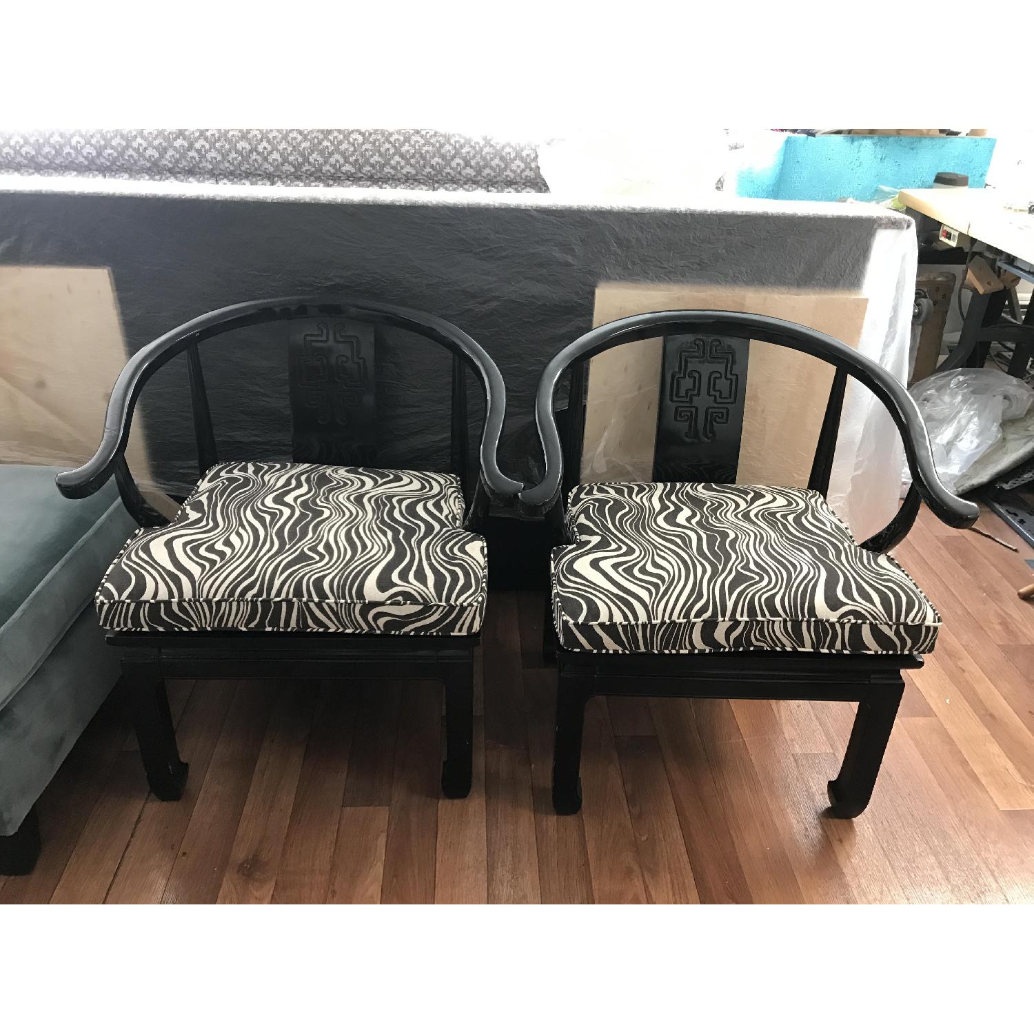 Century Chair Company Vintage Asian Inspired Ming Arm Chairs - image-1