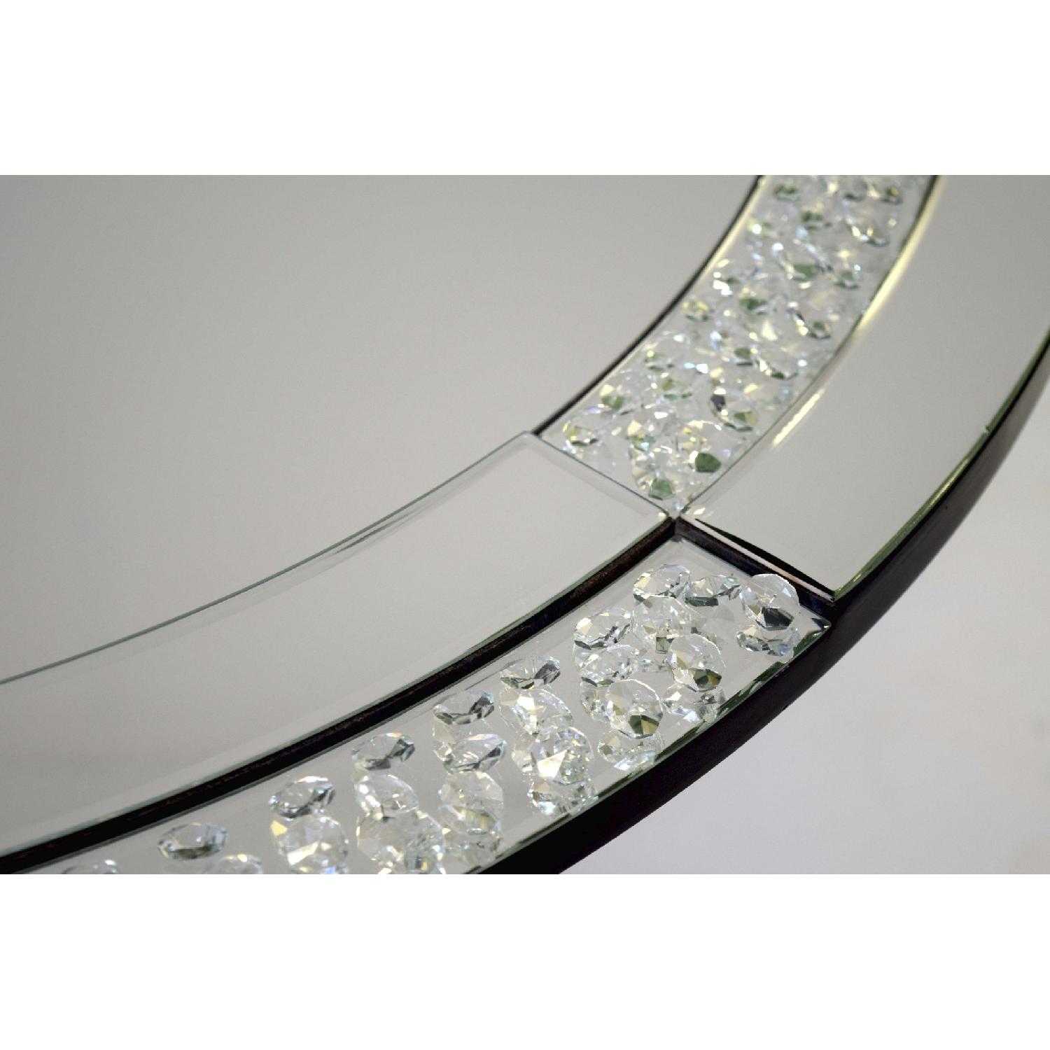 Round Crystal Mirror - image-1