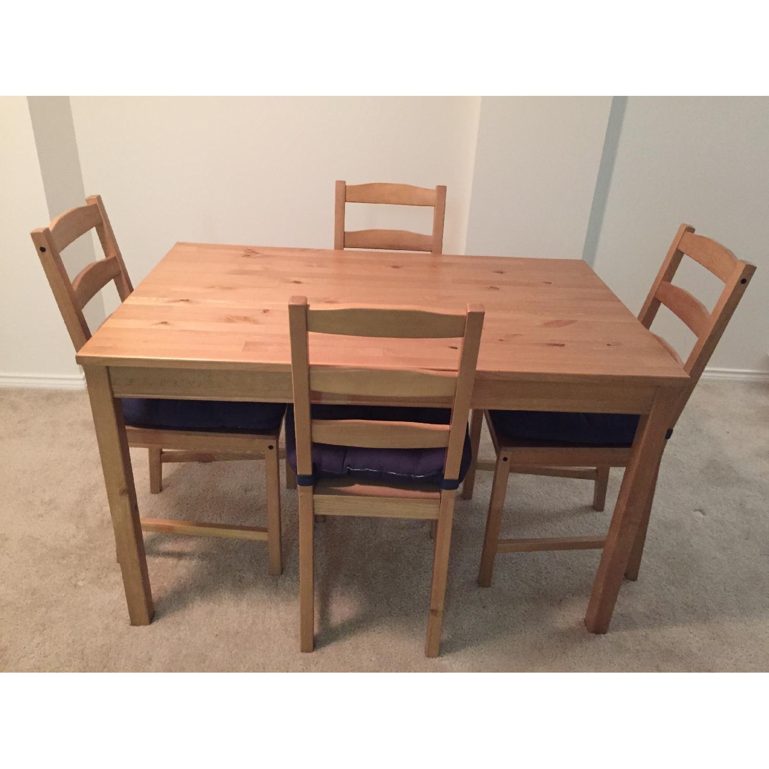 Ikea Jokkmokk Table w/ 4 Chairs - AptDeco
