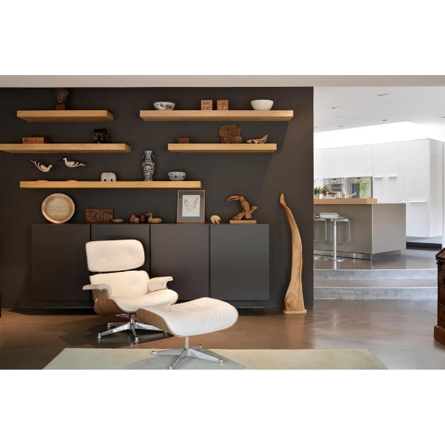 Eames Lounge Chair Replica in White - image-2