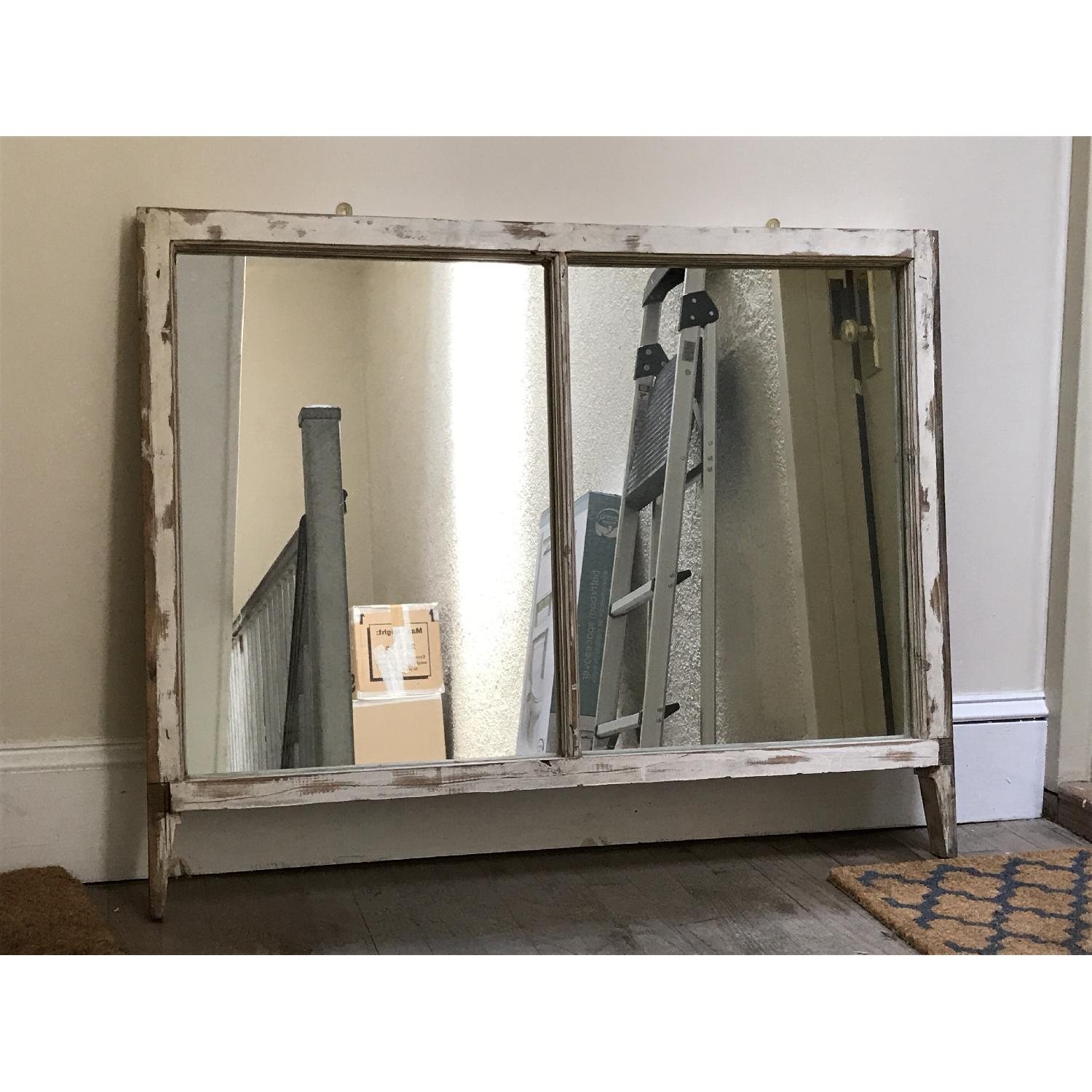 Rustic Reclaimed Sash Window Mirror - image-5