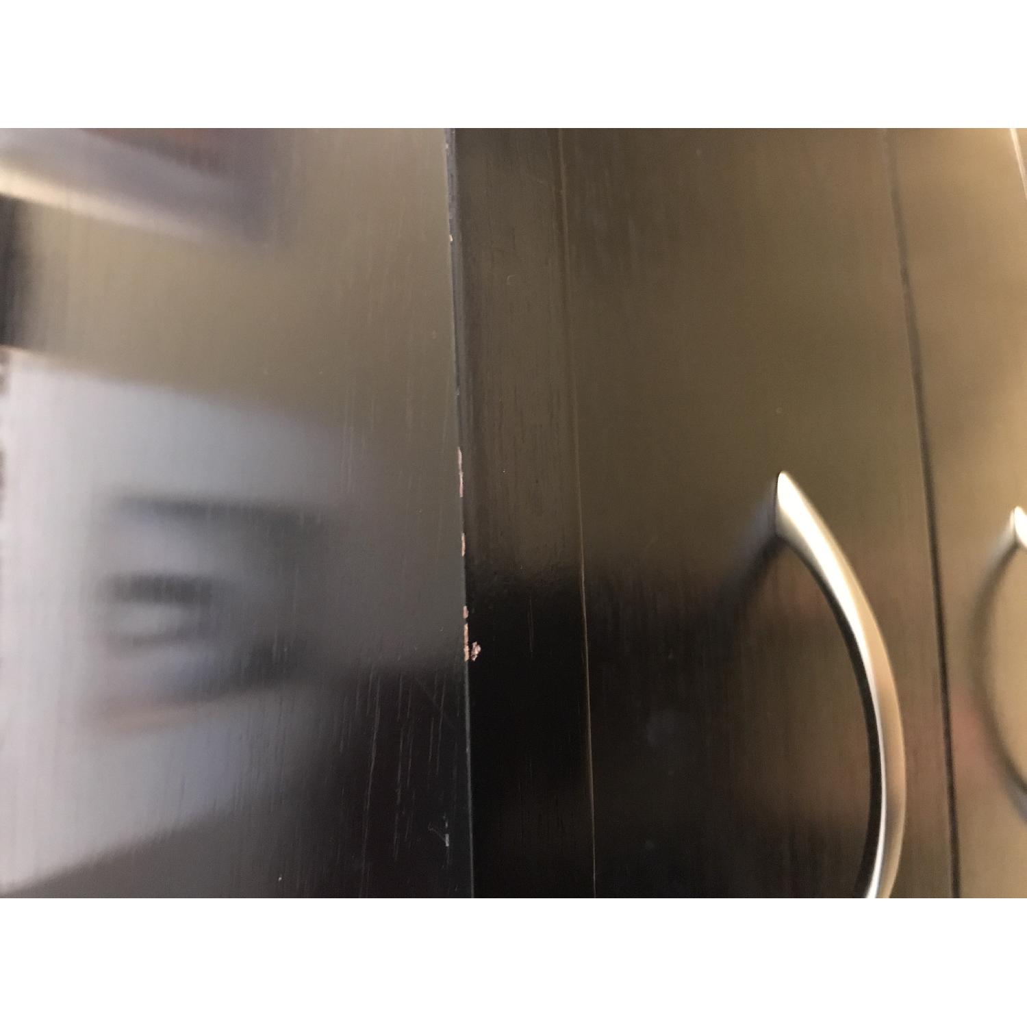 Cherry Wood Six Drawer Curved Dresser - image-6