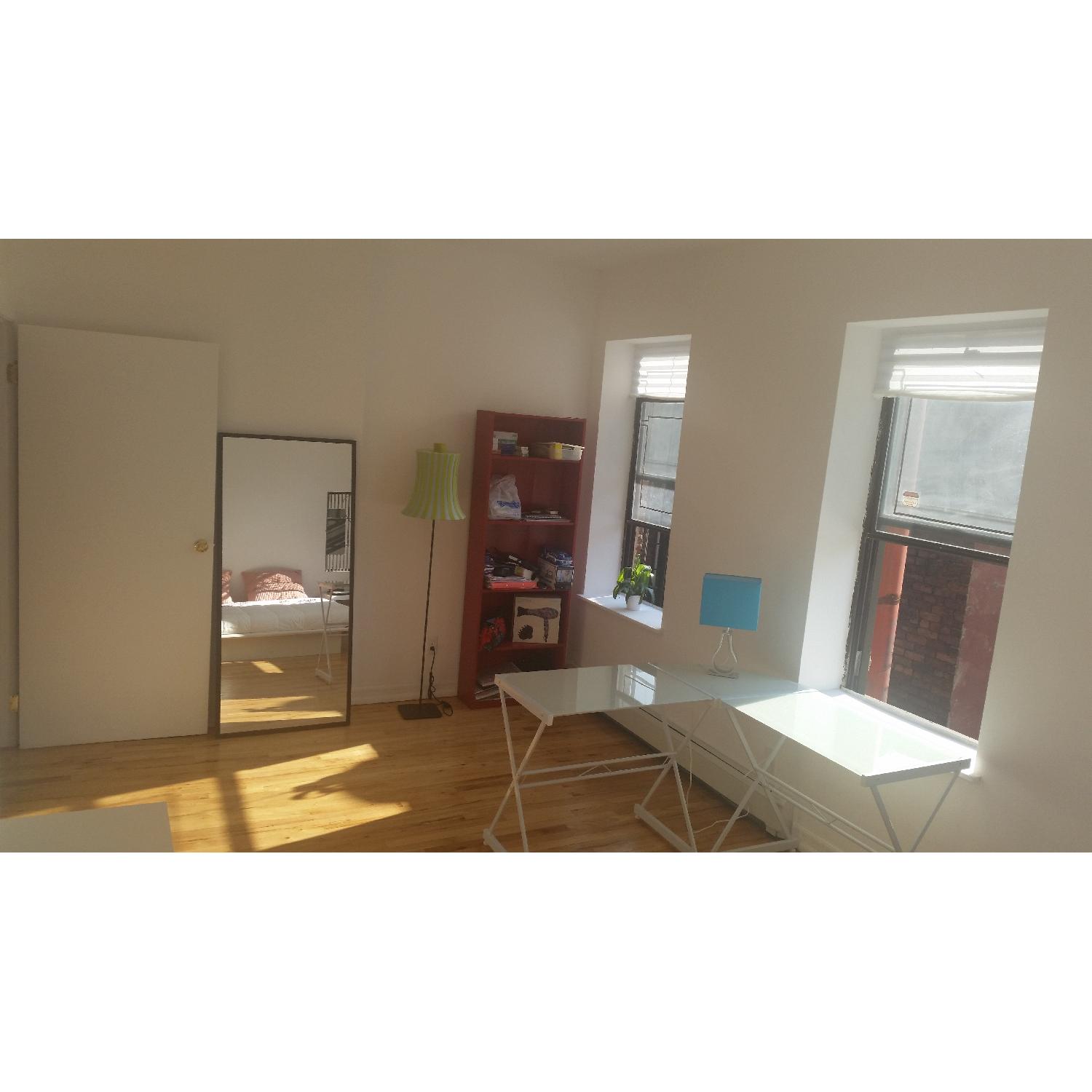 Walmart L-Shaped Glass Desk - image-1