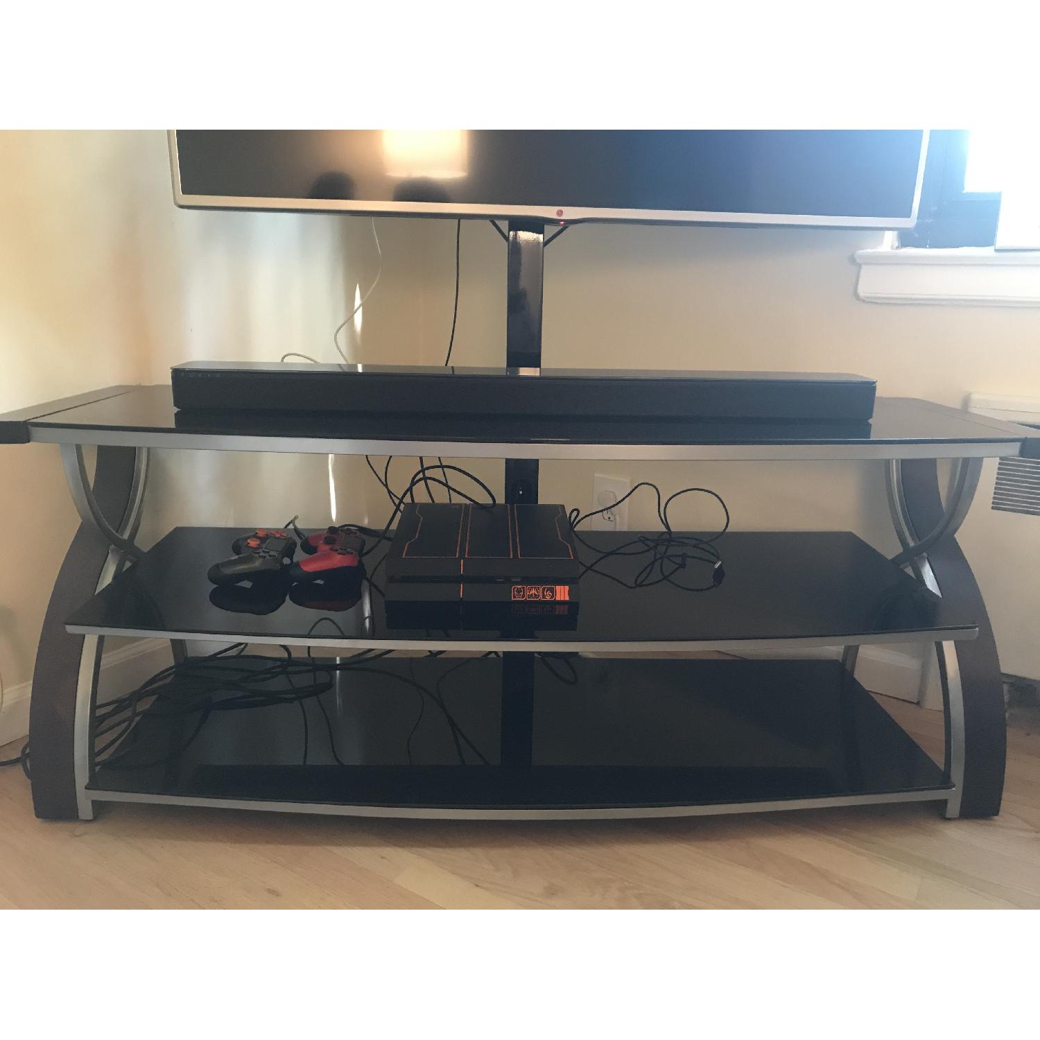 Whalen Furniture 3-in-1 TV Stand Console w/ TV Mount - image-6