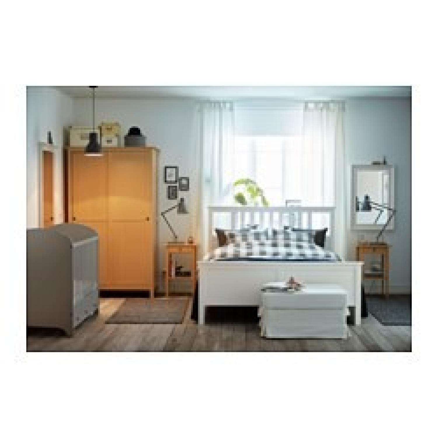 Ikea Hemnes Full Size White Bed Frame - image-3