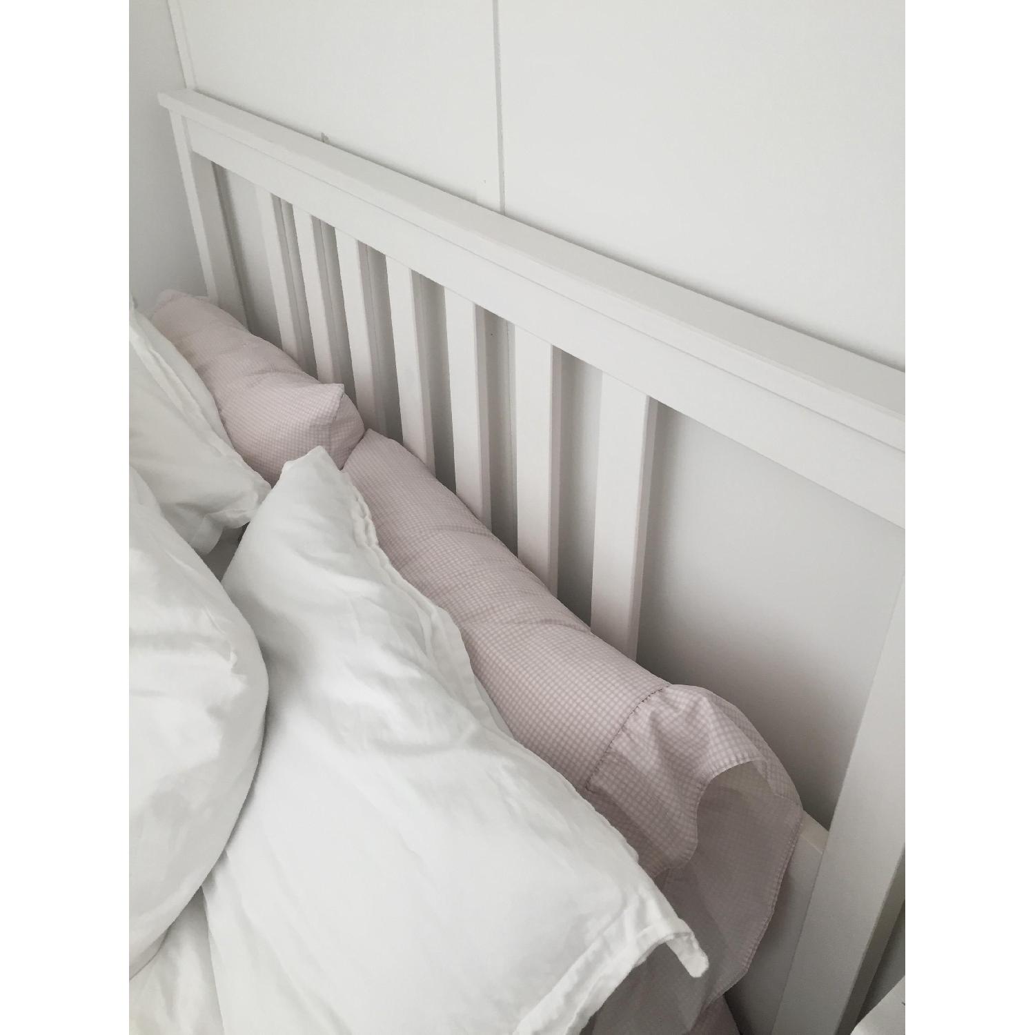 Ikea Hemnes Full Size White Bed Frame - image-6