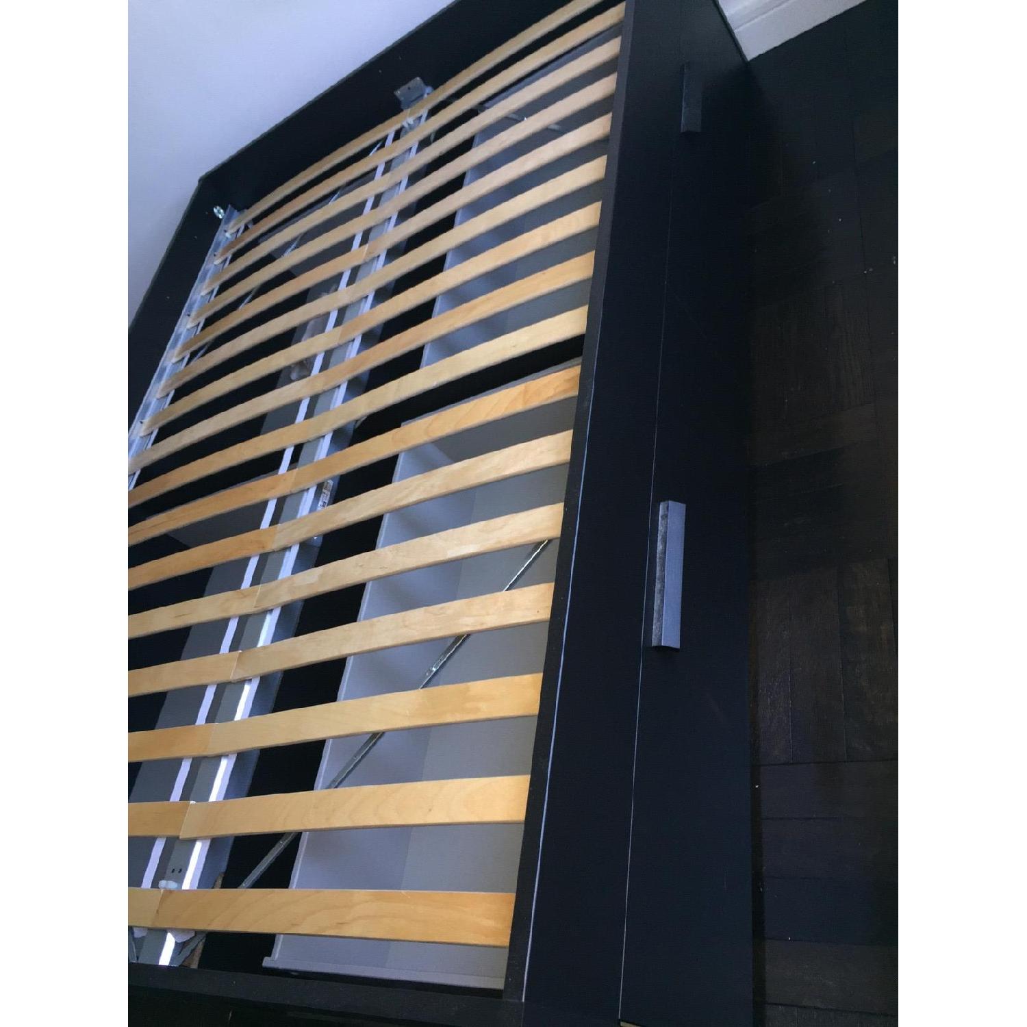 Ikea Full-Size Bed Frame w/ Drawers - image-3