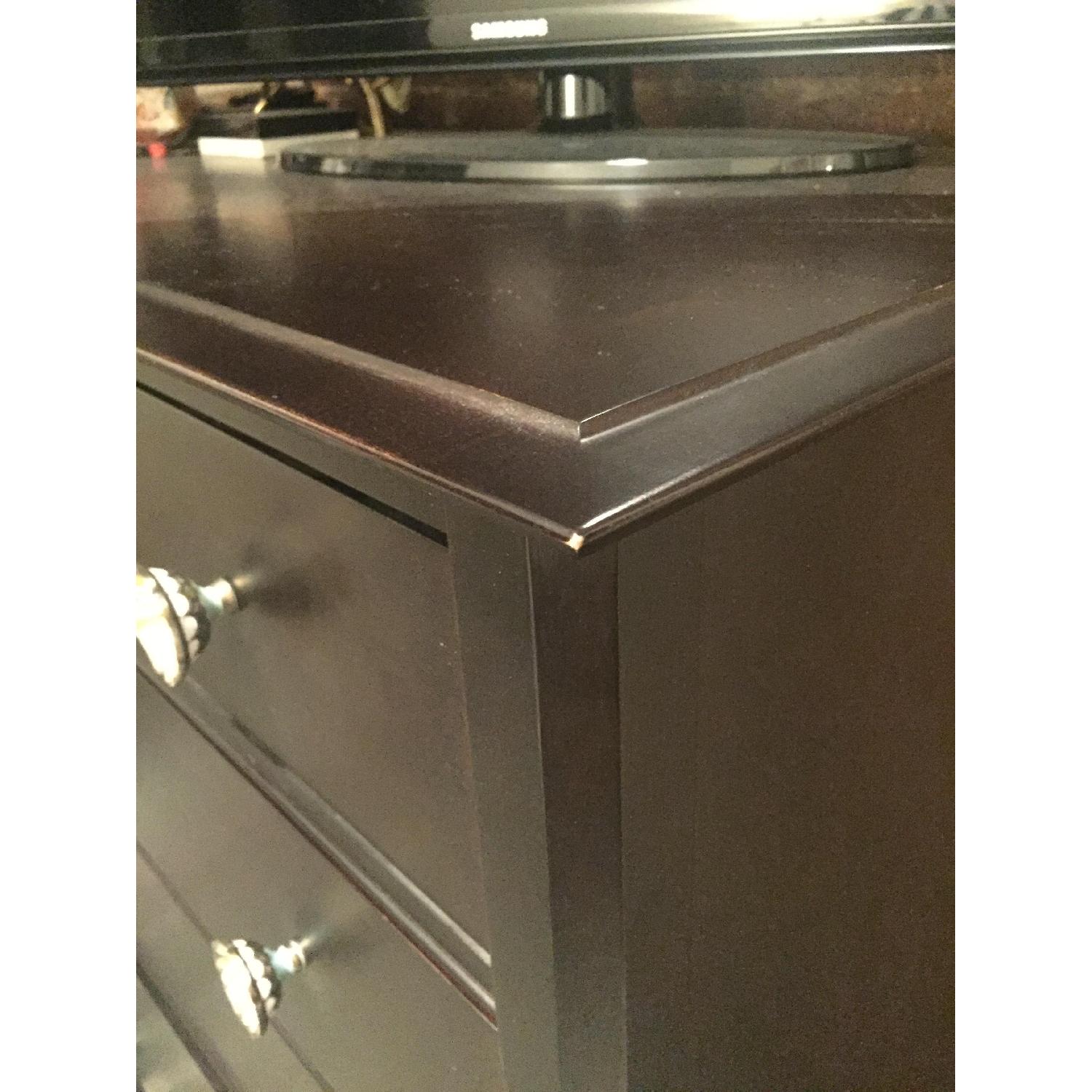 Crate & Barrel Tall 5 Drawer Dresser w/ Custom Knobs - image-3