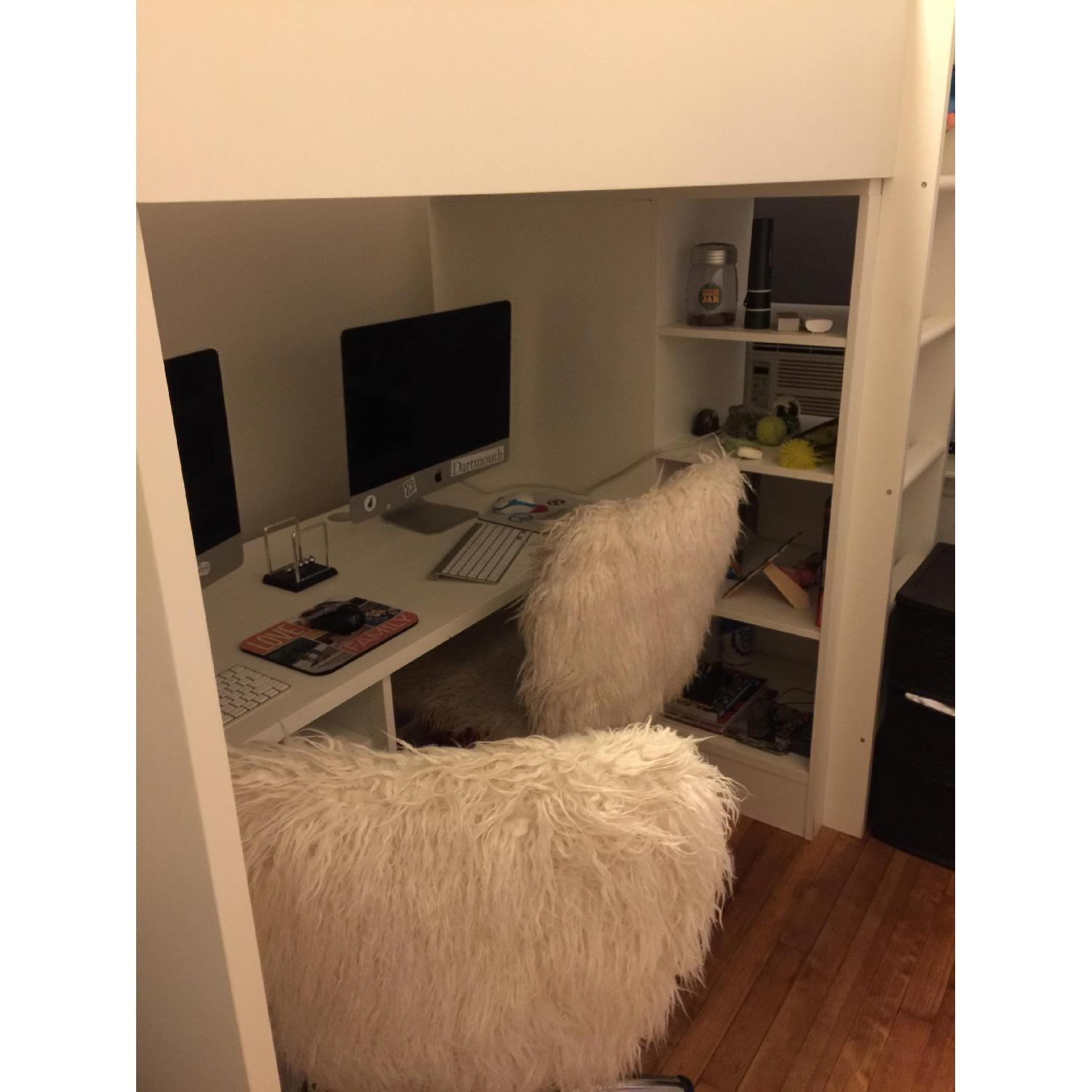 Ikea Stuva Loft Bed w/ Desk & Shelves AptDeco