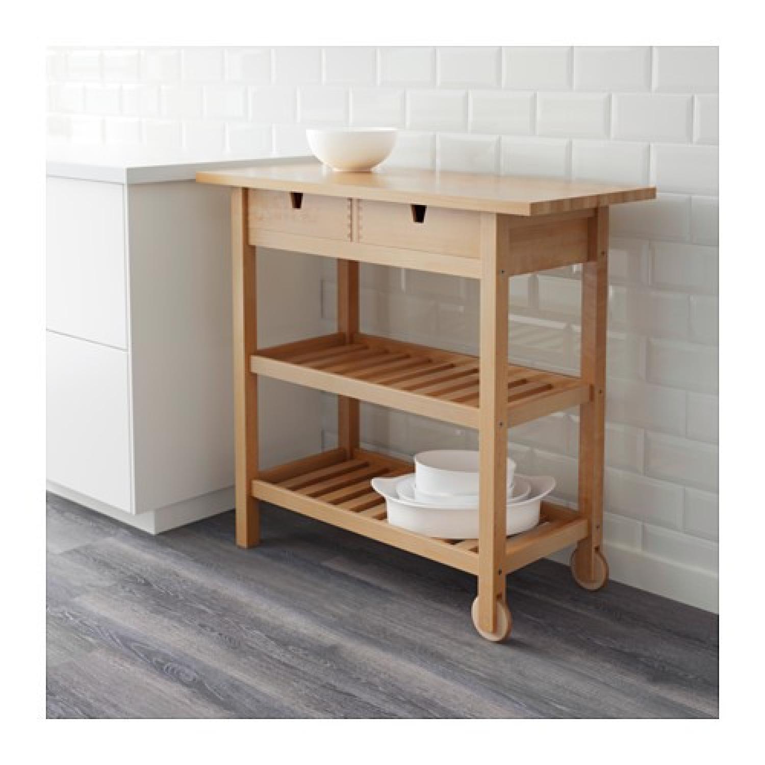 Ikea Forhoja Kitchen Cart - AptDeco