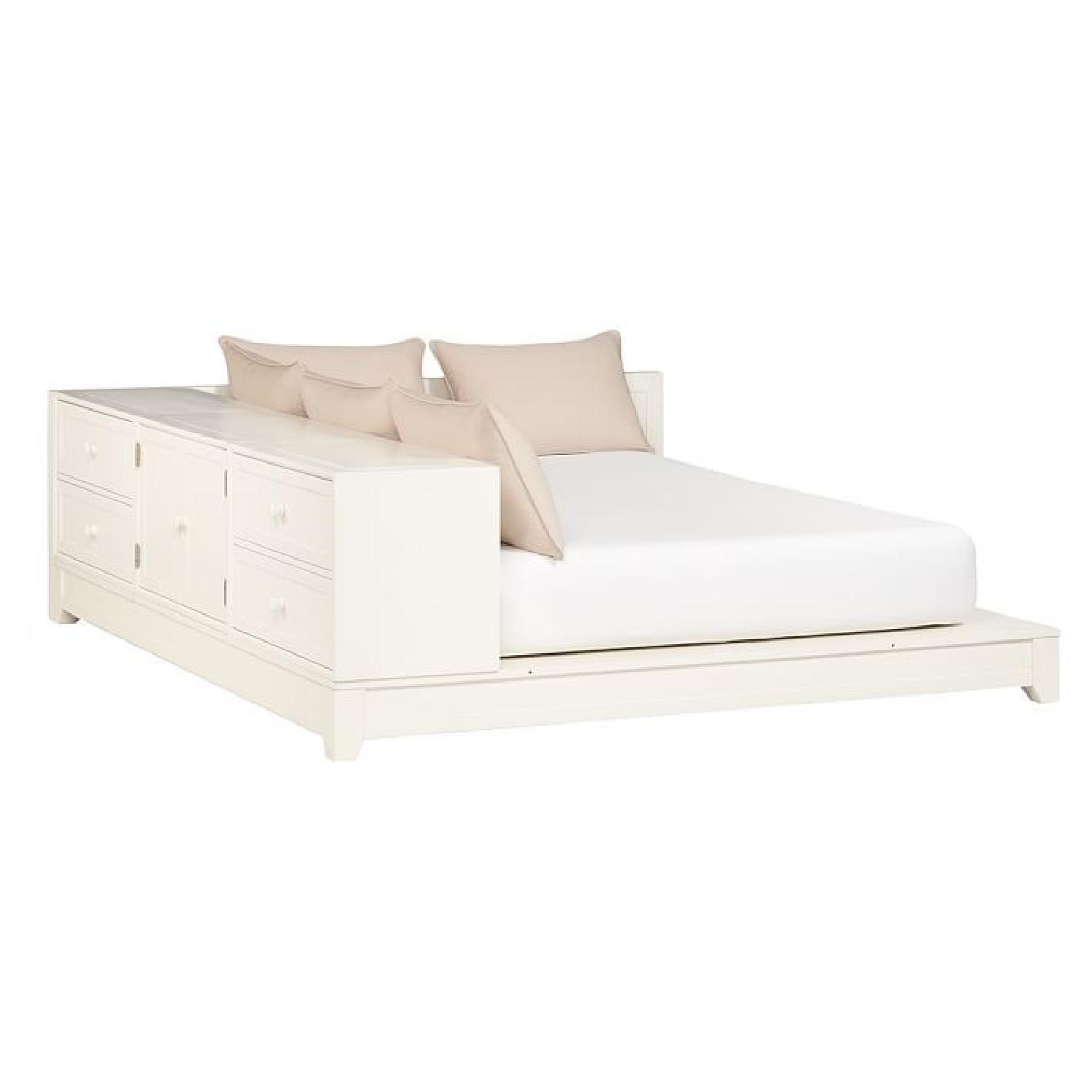 Pottery Barn Storage Bed w/ Dresser - image-0