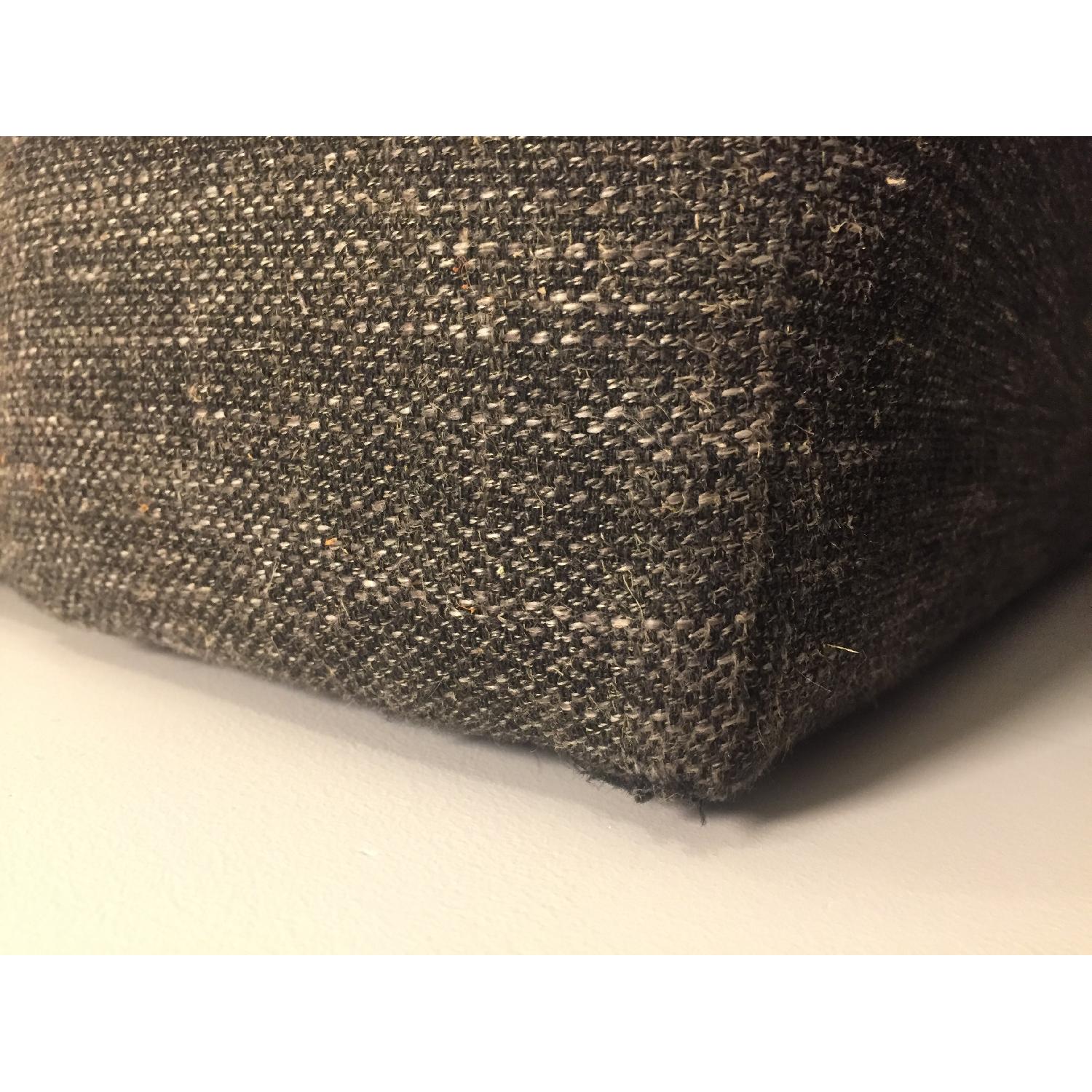 West Elm Urban Heather Tweed Sofa in Charcoal Grey - image-5
