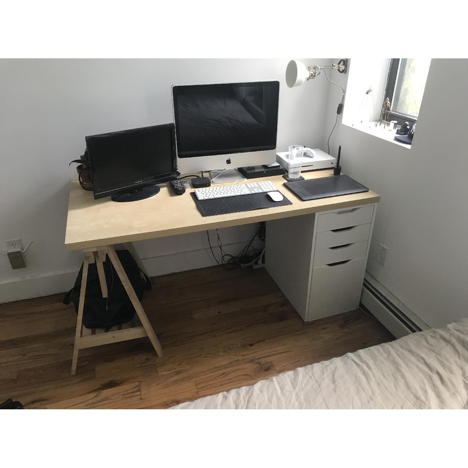 Ikea Office Desk & Chair - image-1