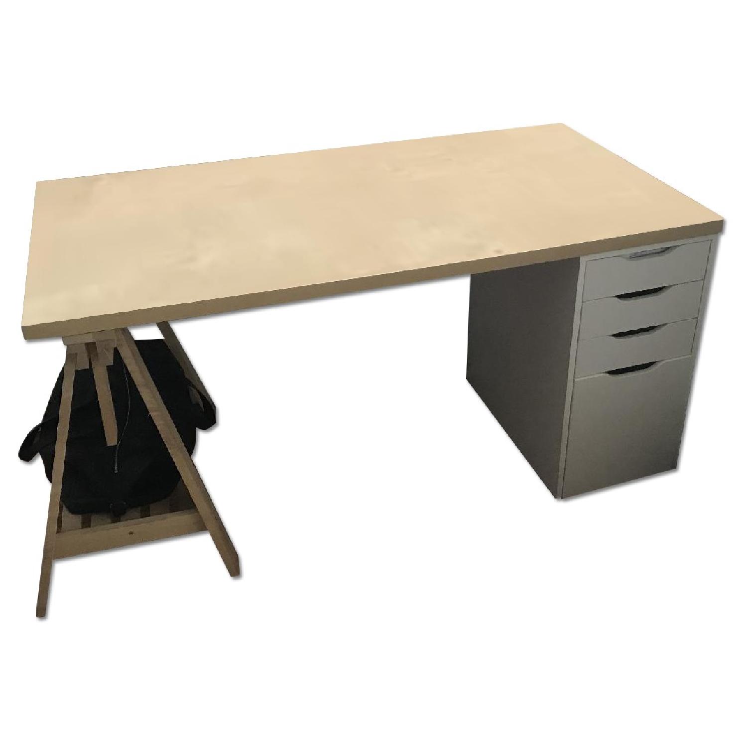 Ikea Office Desk & Chair - image-0