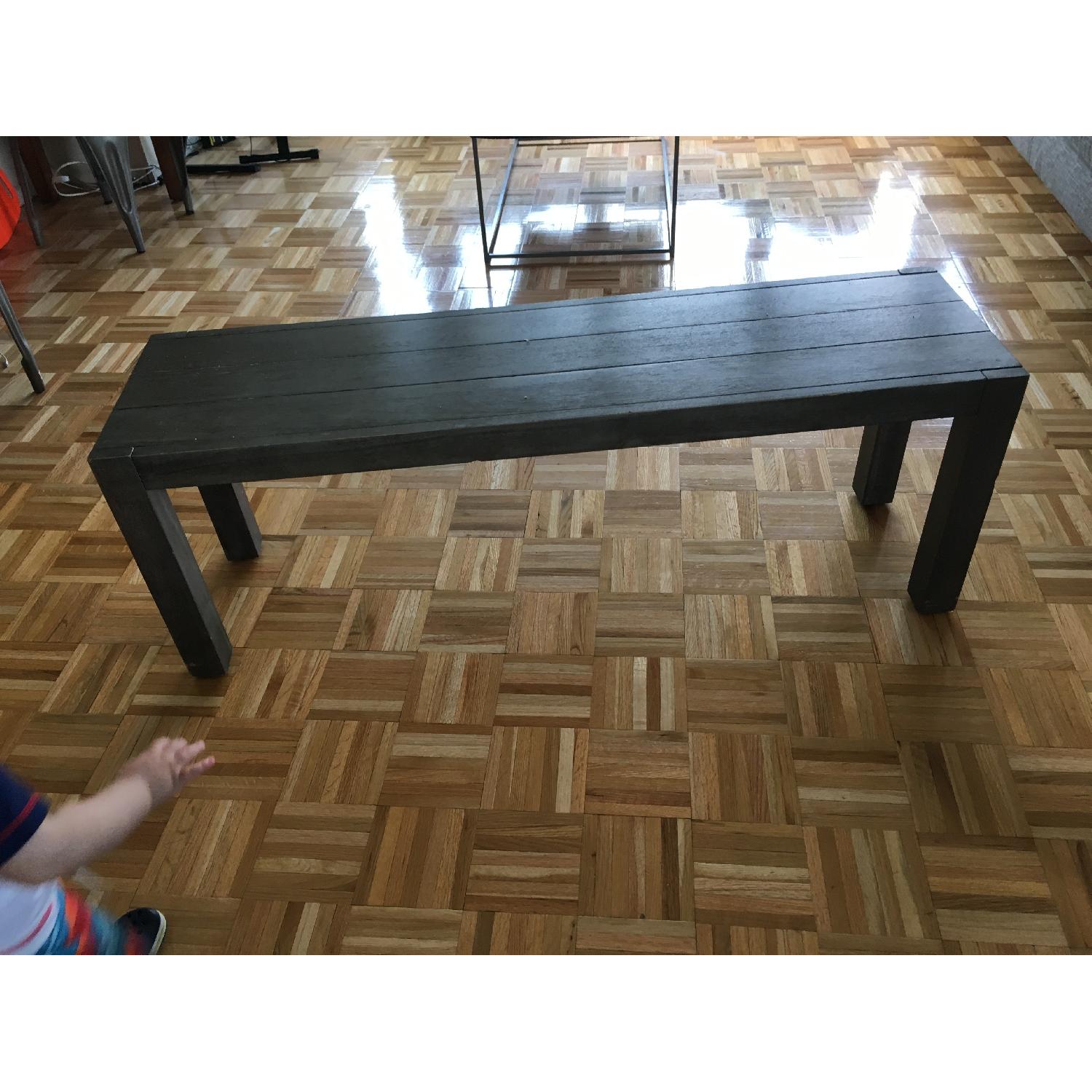 CB2 Blox Dining Table w/ 4 Chairs + 1 Bench - image-4