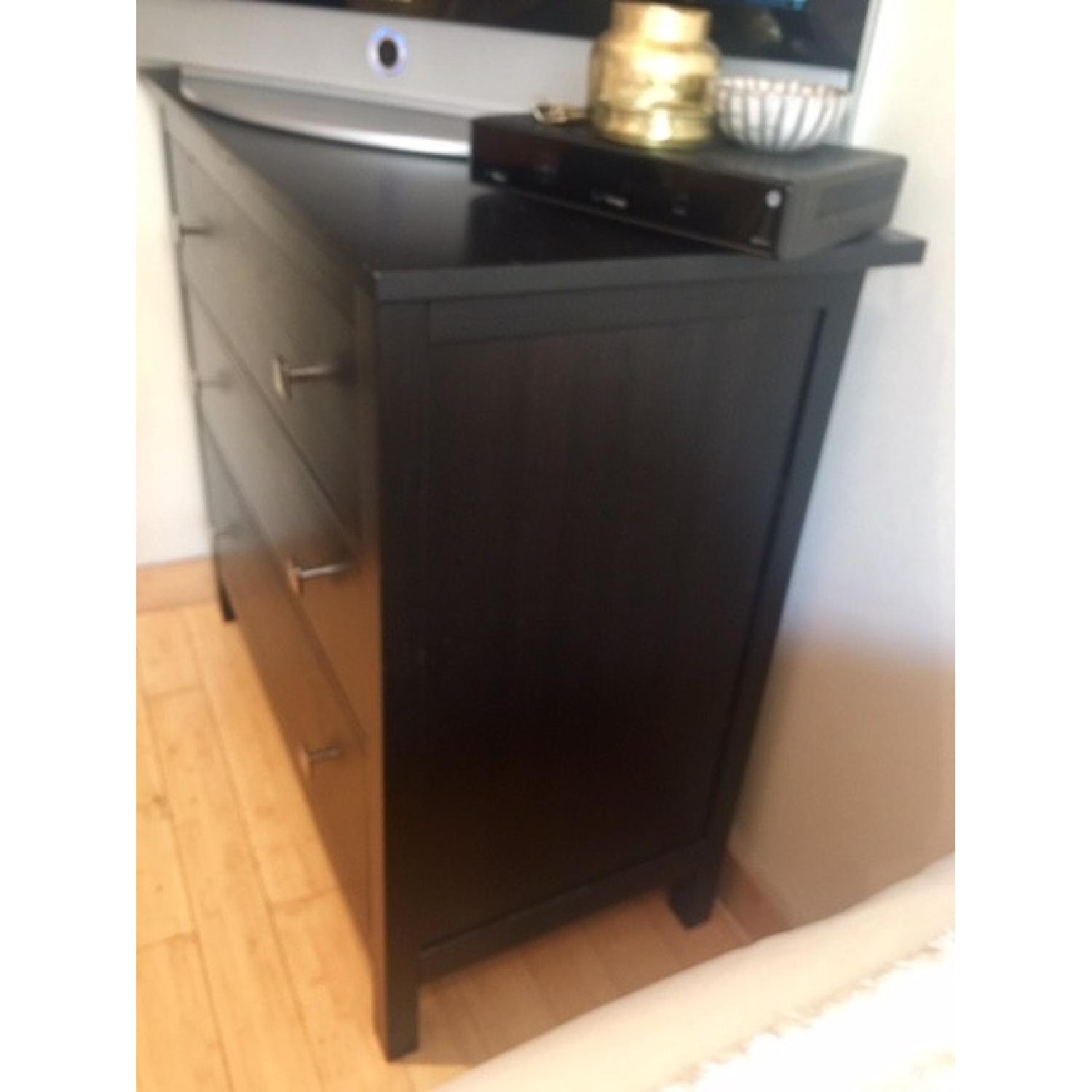 Ikea Hemnes Brown/Black 3 Drawer Dresser - image-3